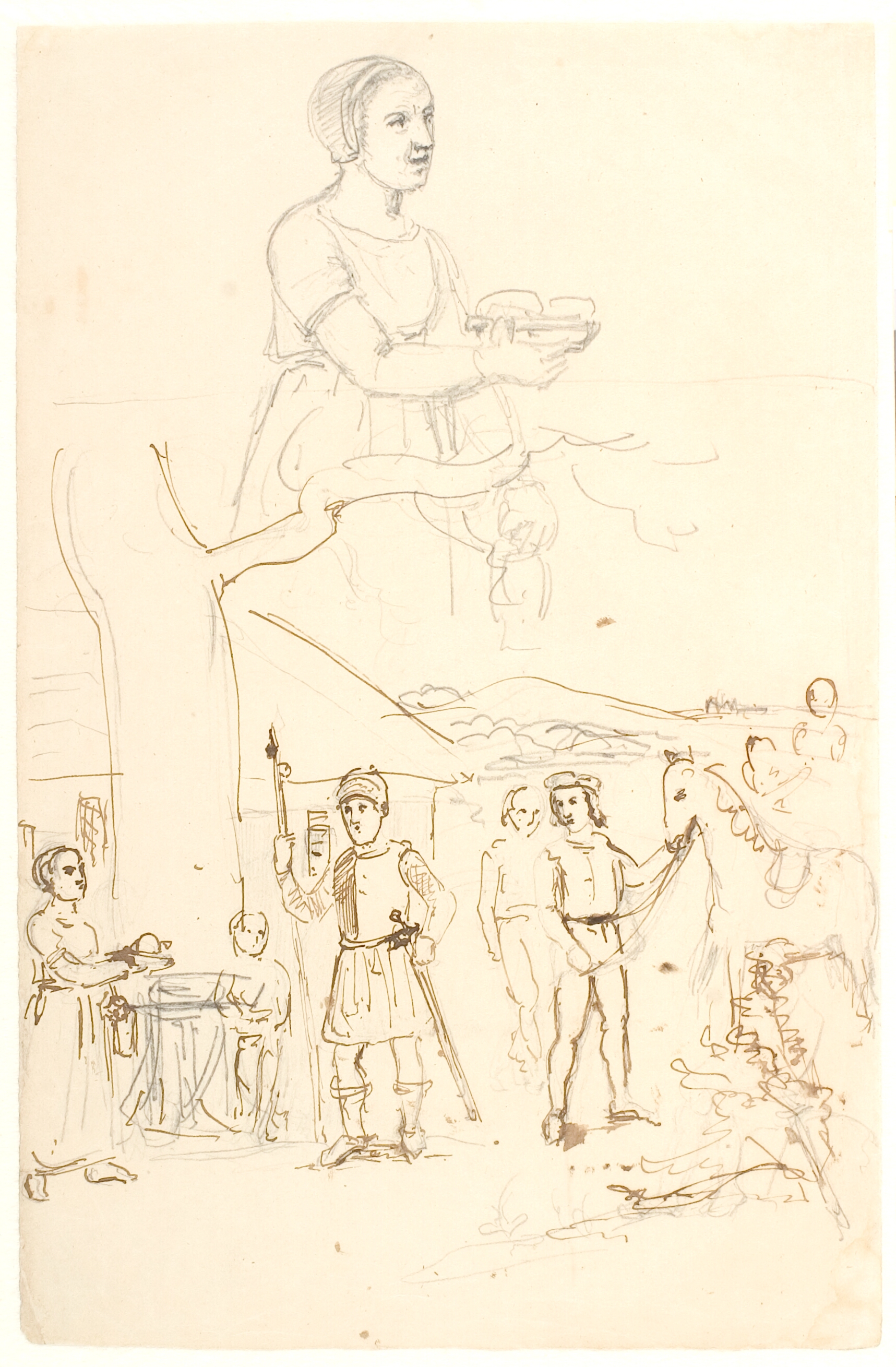 Niels Ebbesen modtager den fattige kones leve