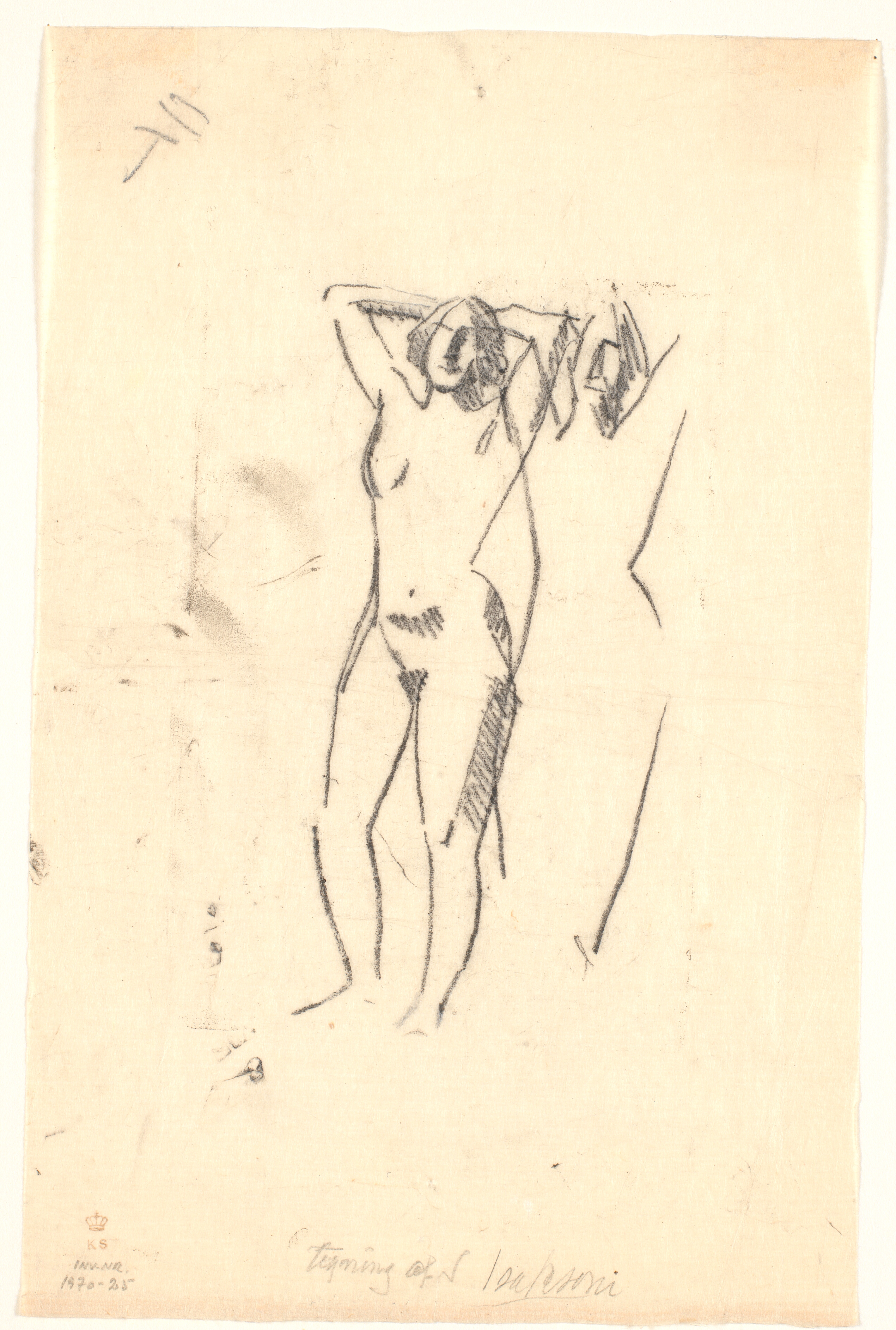 To stående modeller