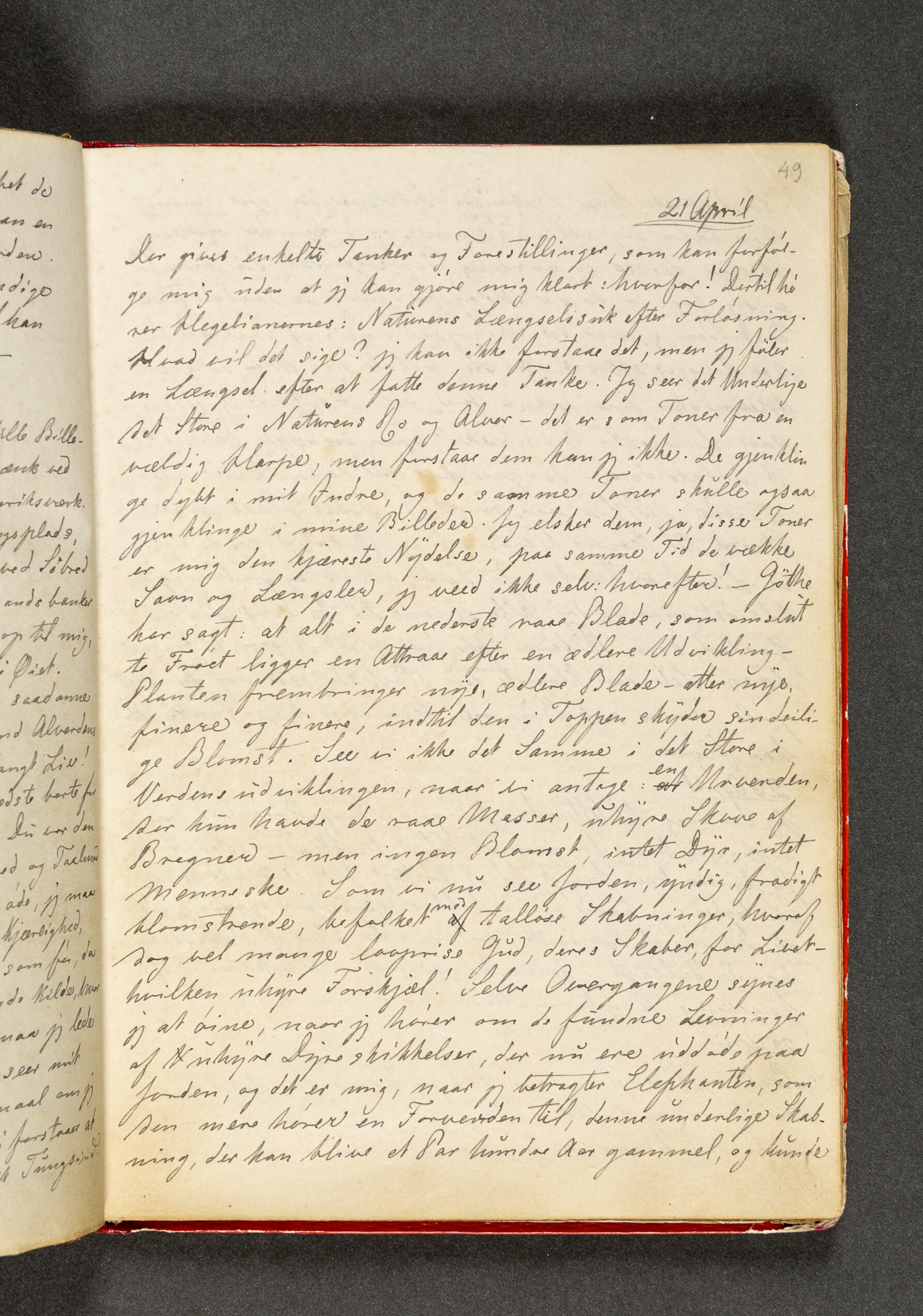 Dagbog. Side 49