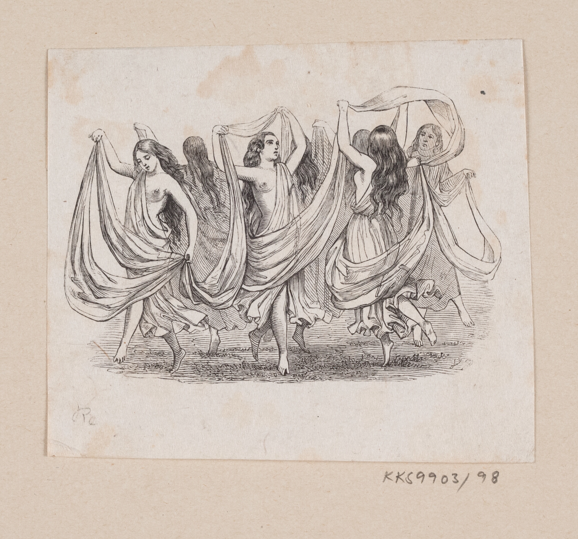 Illustration til "Elverhøi" i H.C. Andersen, "Eventyr og Historier", Bind 2