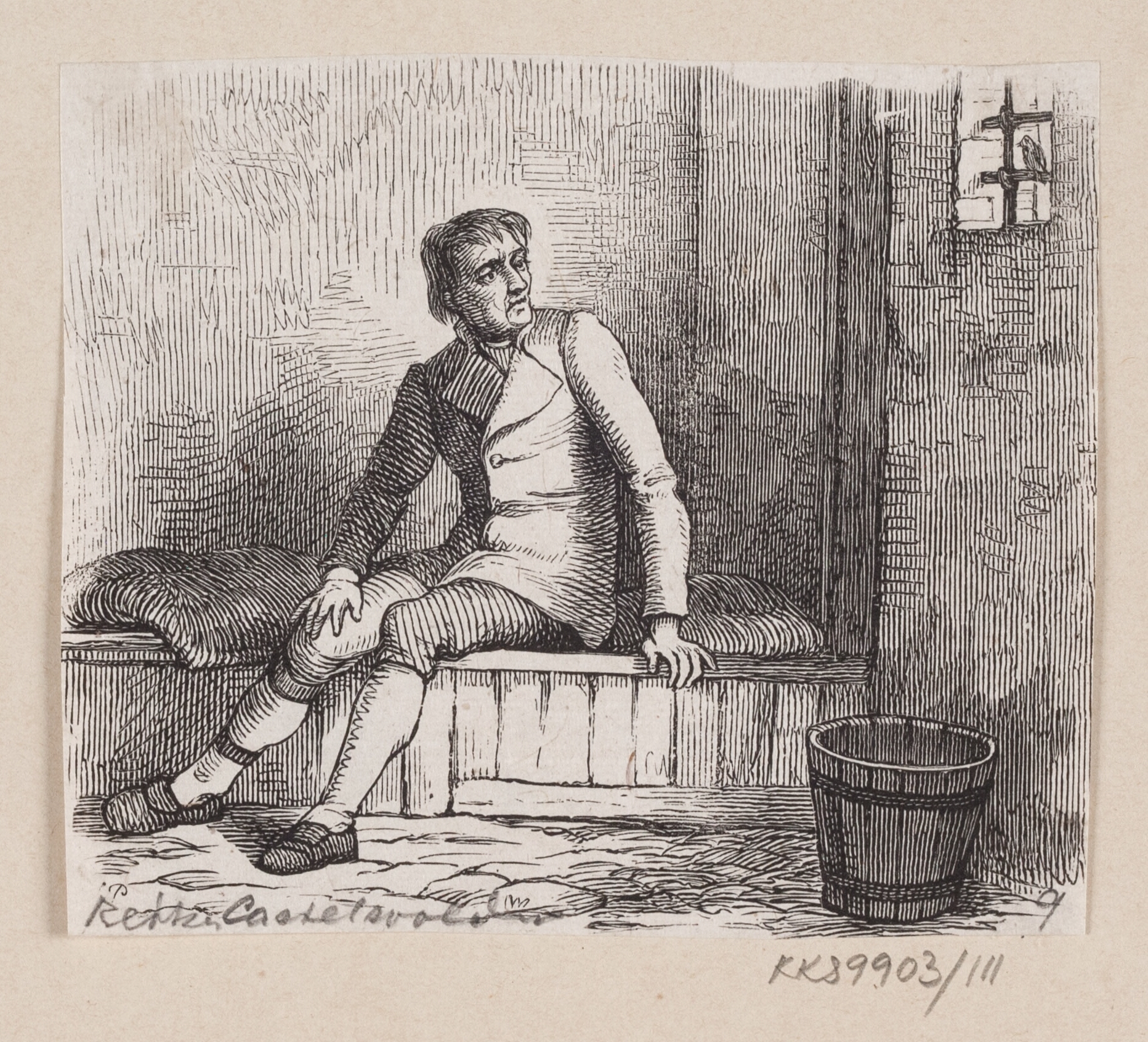 Illustration til "Et Billede fra Castelsvolden" i H.C. Andersen, "Eventyr og Historier", Bind 2