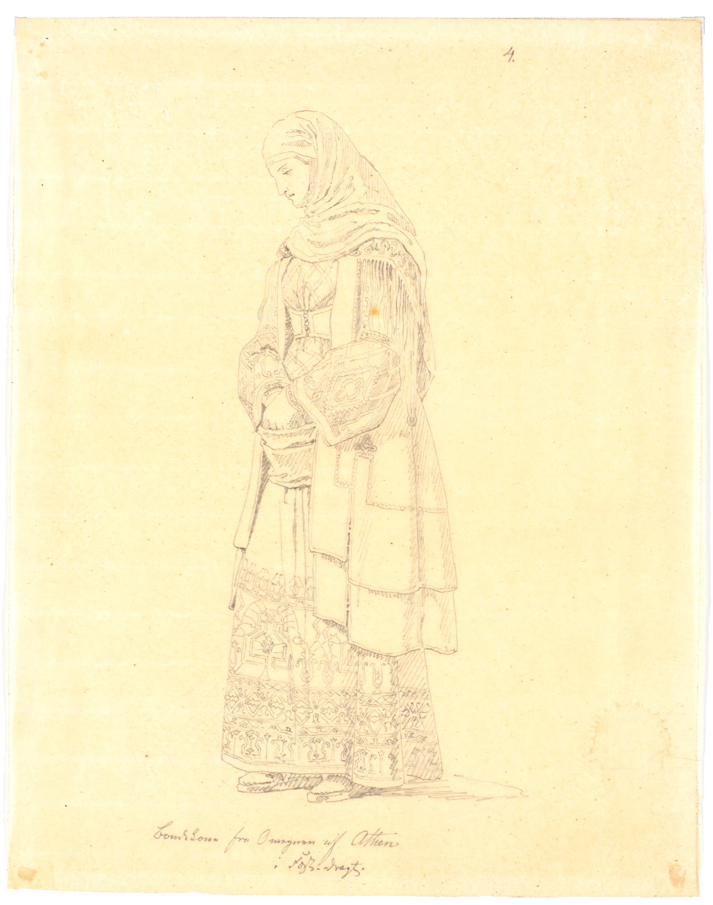 Bondekone fra Omegnen af Athen i Festdragt