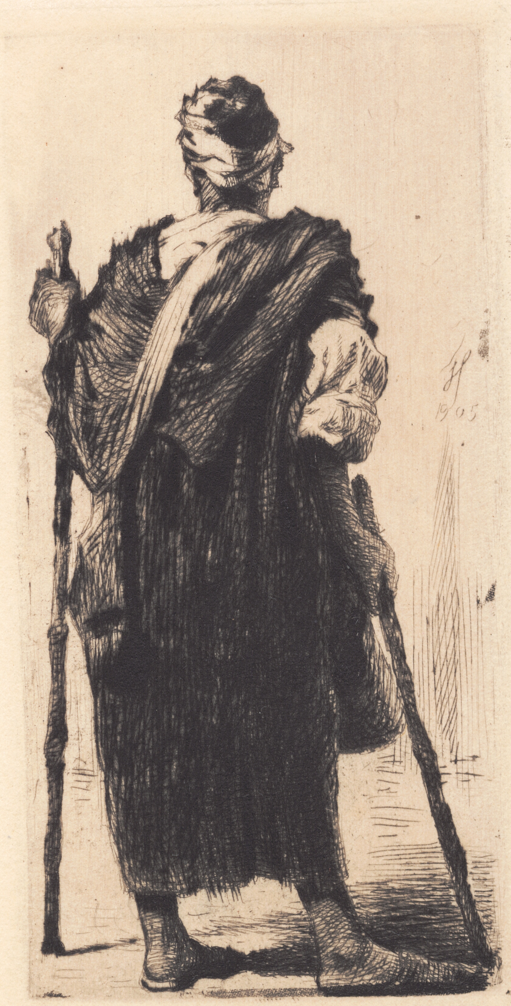 Arabisk tigger set bagfra