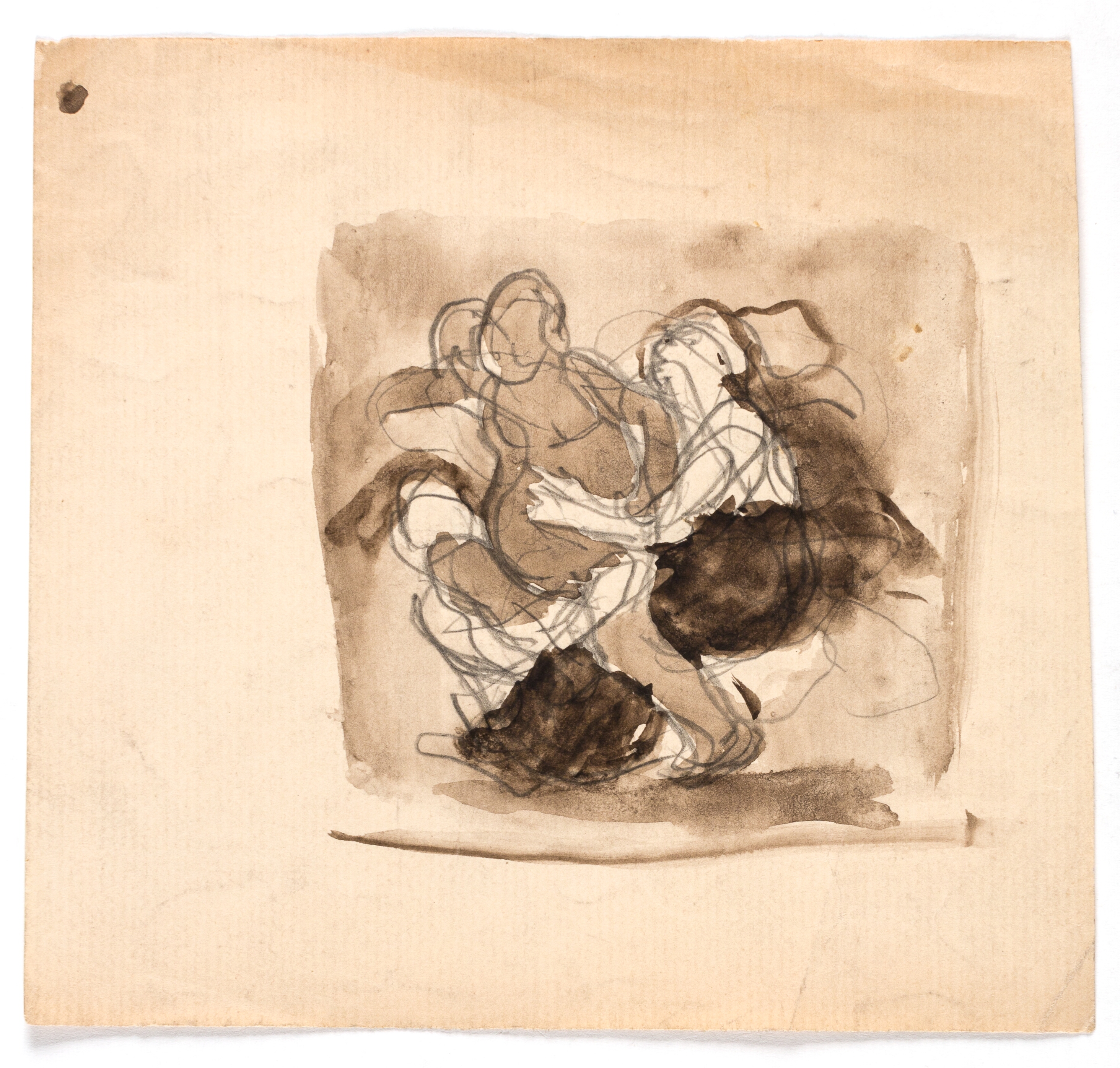 Studie til "To kvinder slås om en mand"