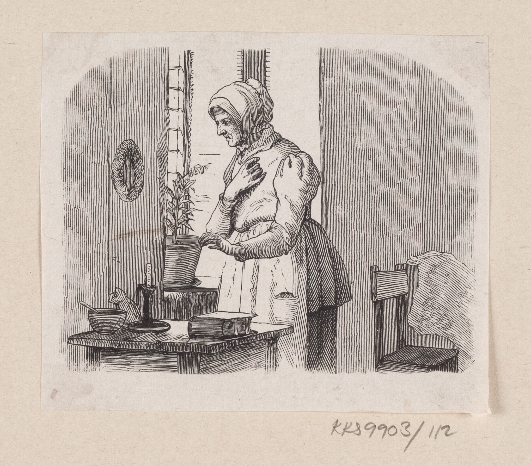 Illustration til "Fra et Vindue i Vartou" i H.C. Andersen, "Eventyr og Historier", Bind 2