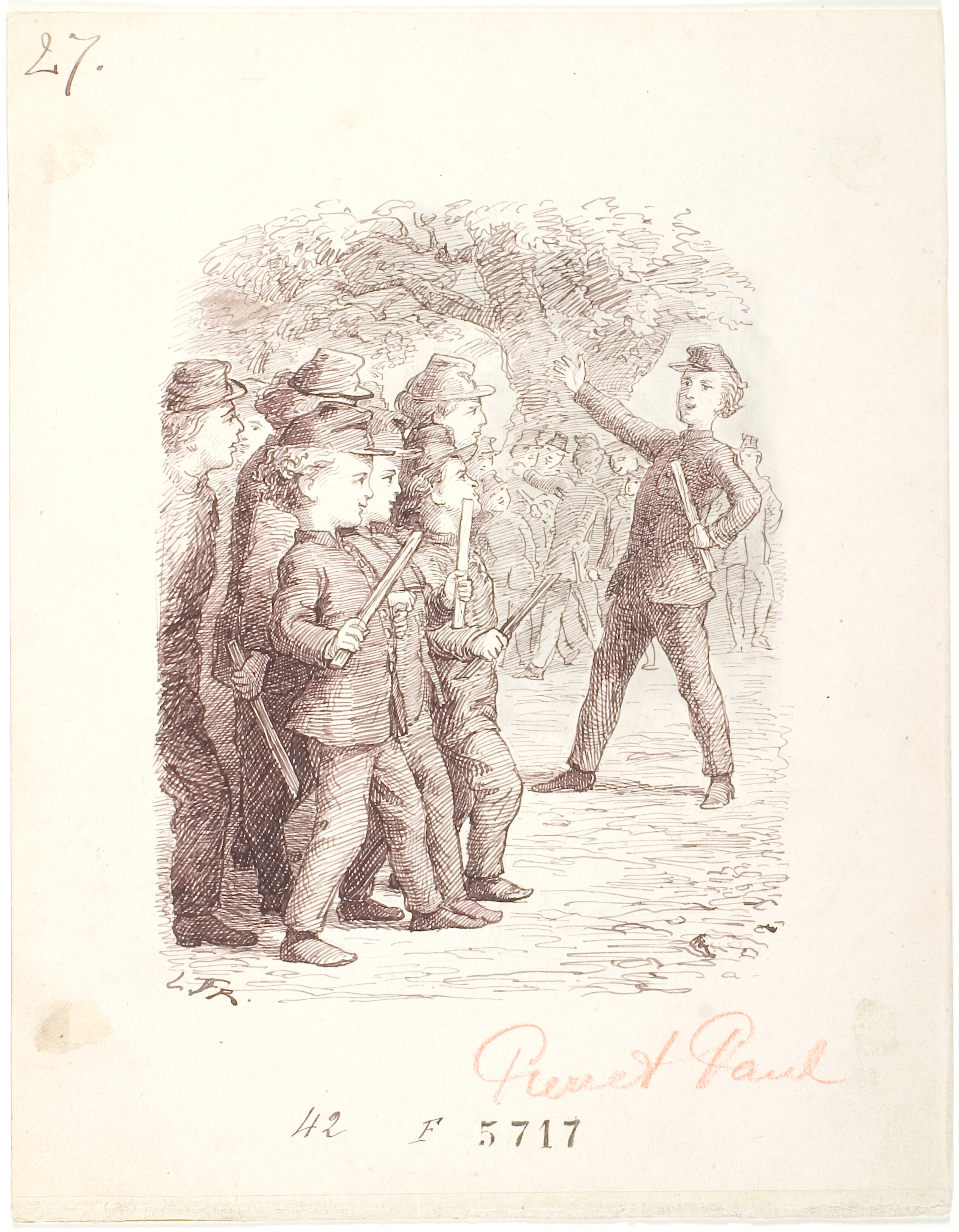 Soldaterleg. Pierre er kaptajn