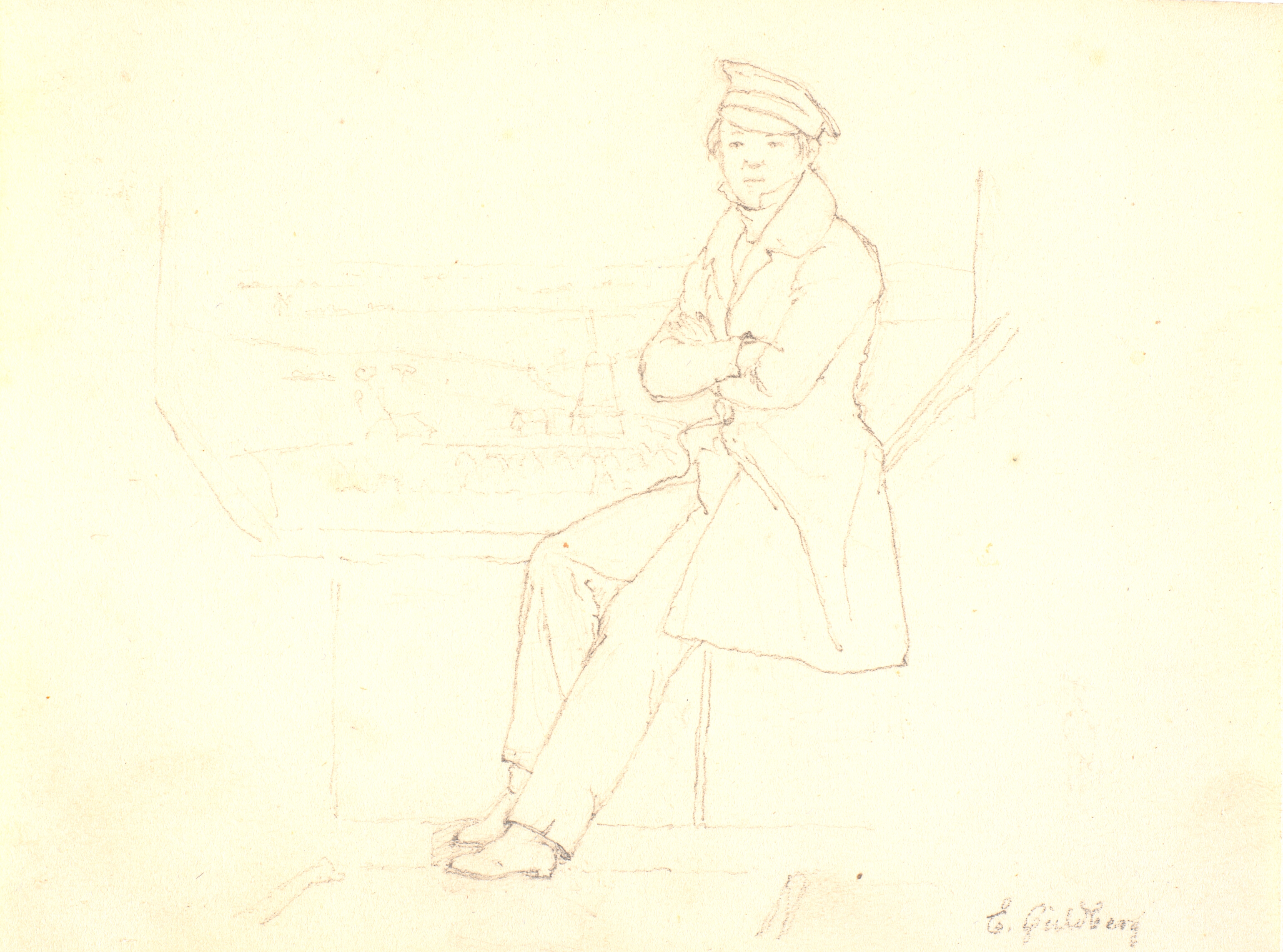 Portræt af Dyremaler Emmerik Guldberg