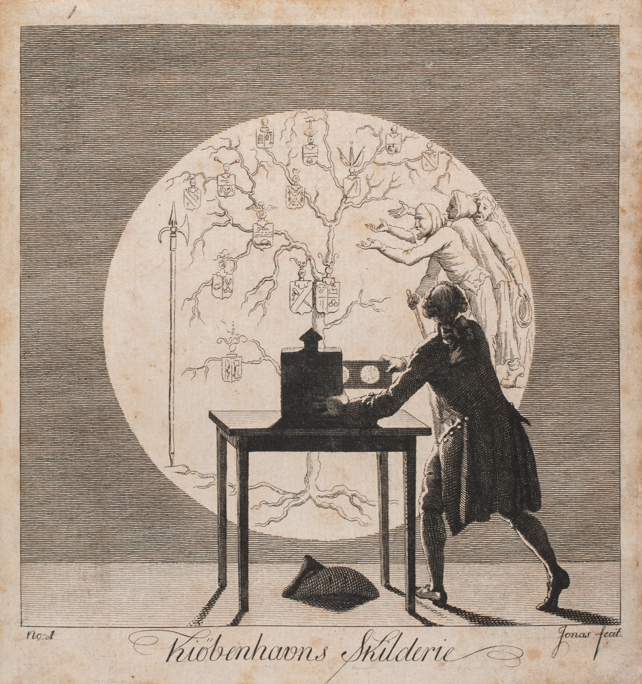 "Kiøbenhavns Skilderie". Nr. 1