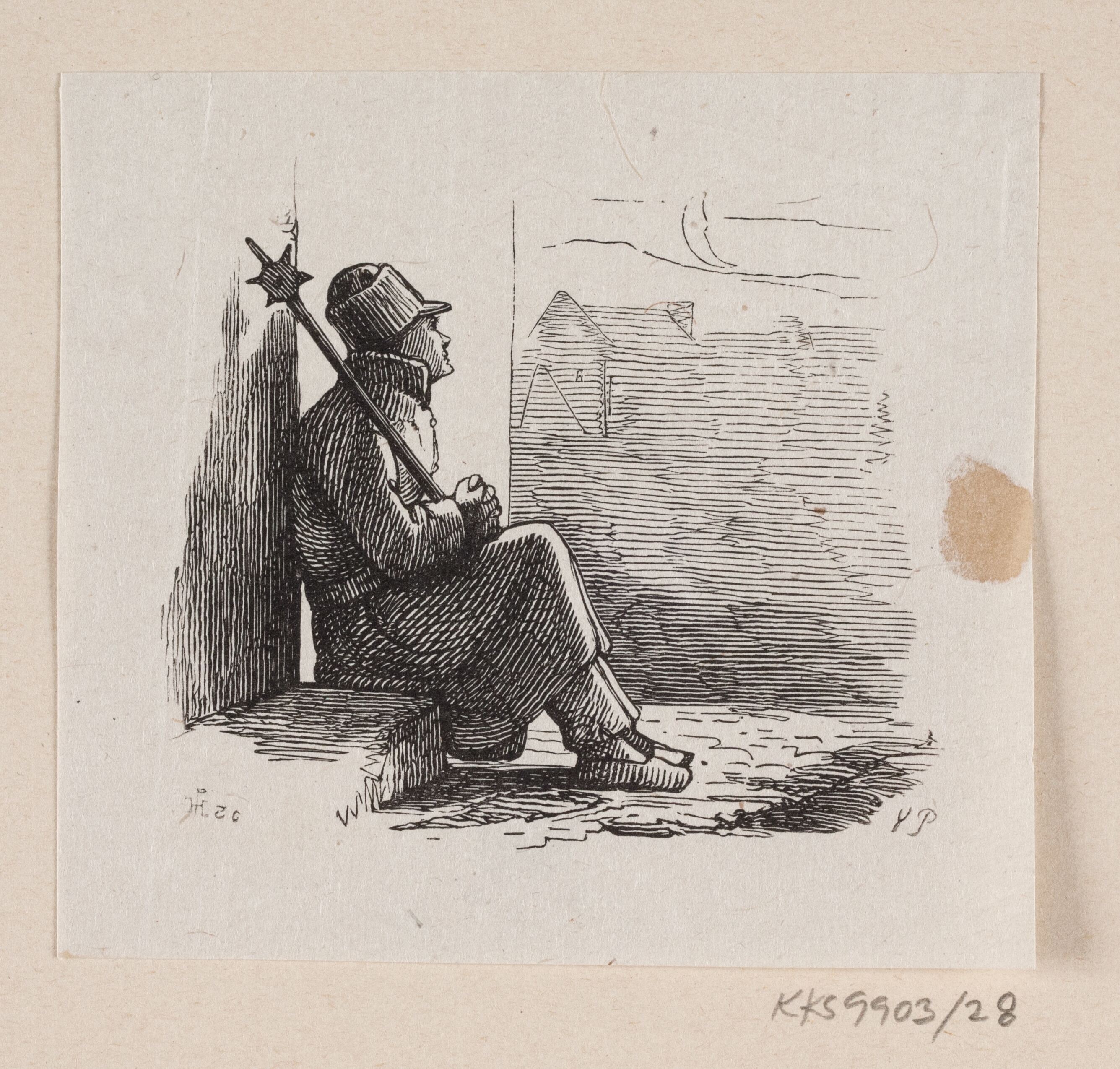 Illustration til "Lykkens Kalosker" i H.C. Andersen, "Eventyr og Historier", Bind 1