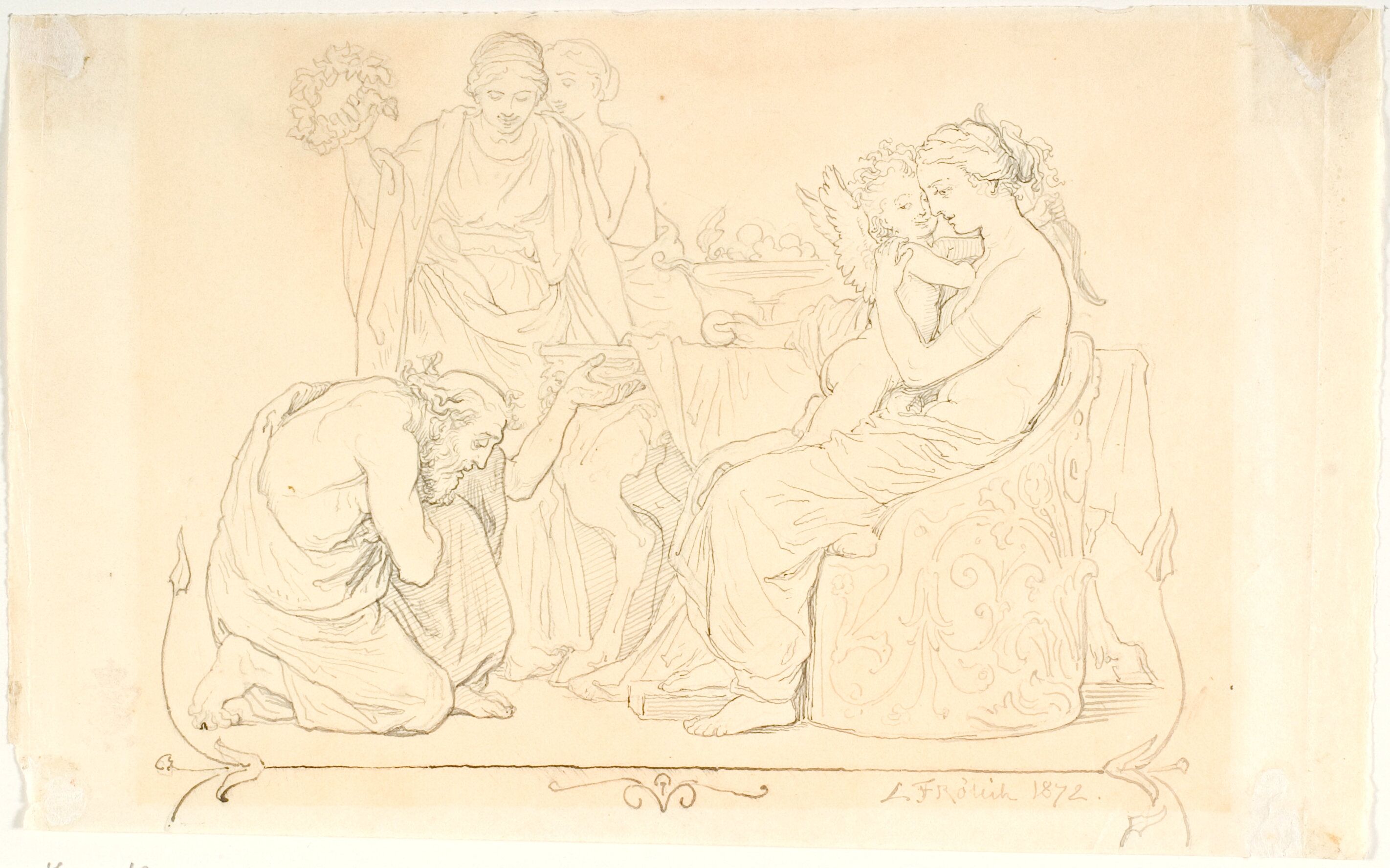 Jeg bøjer mig nu halvt graanende min nakke for dig