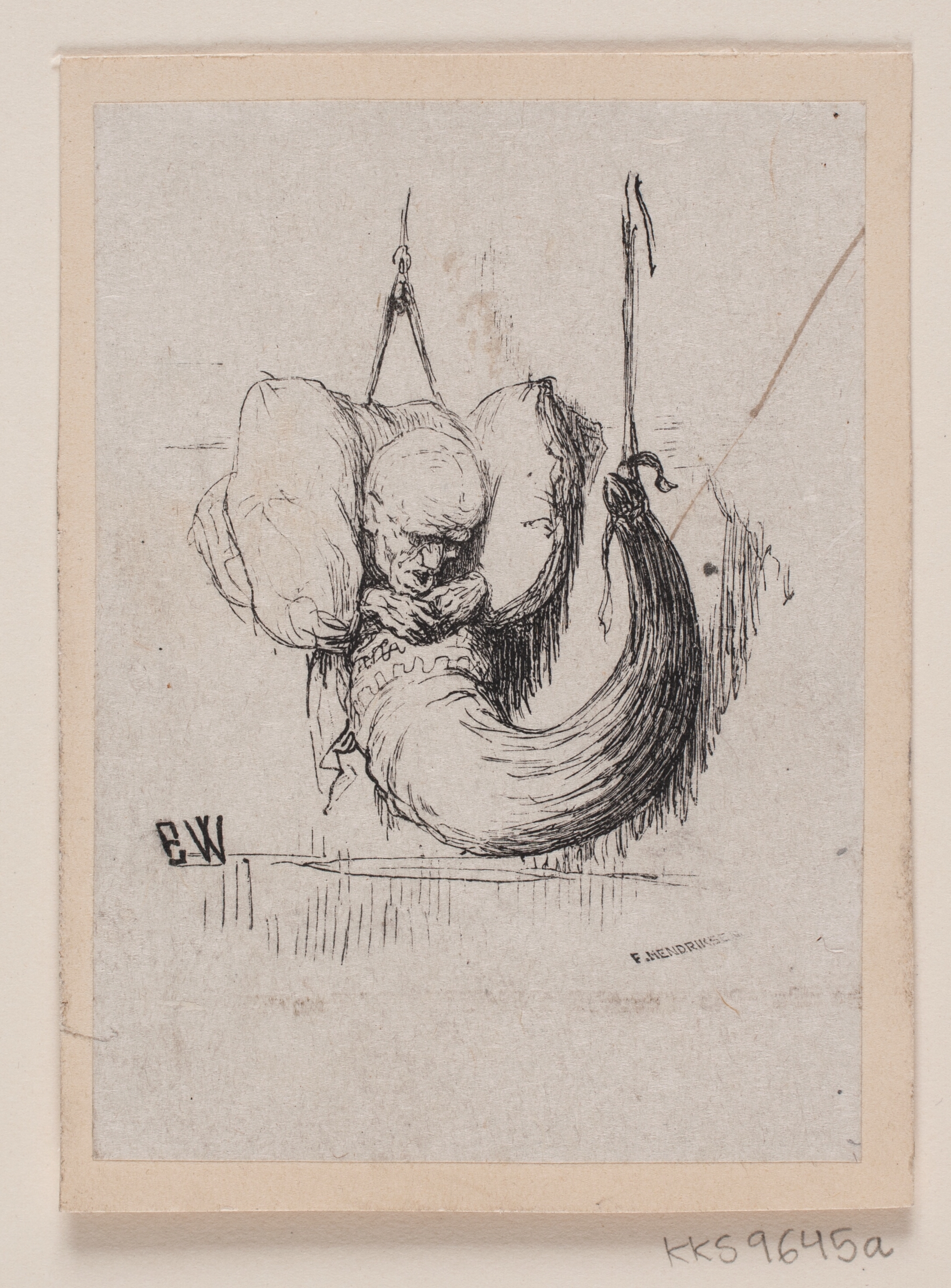 Illustration til "Den syvende far i huset"