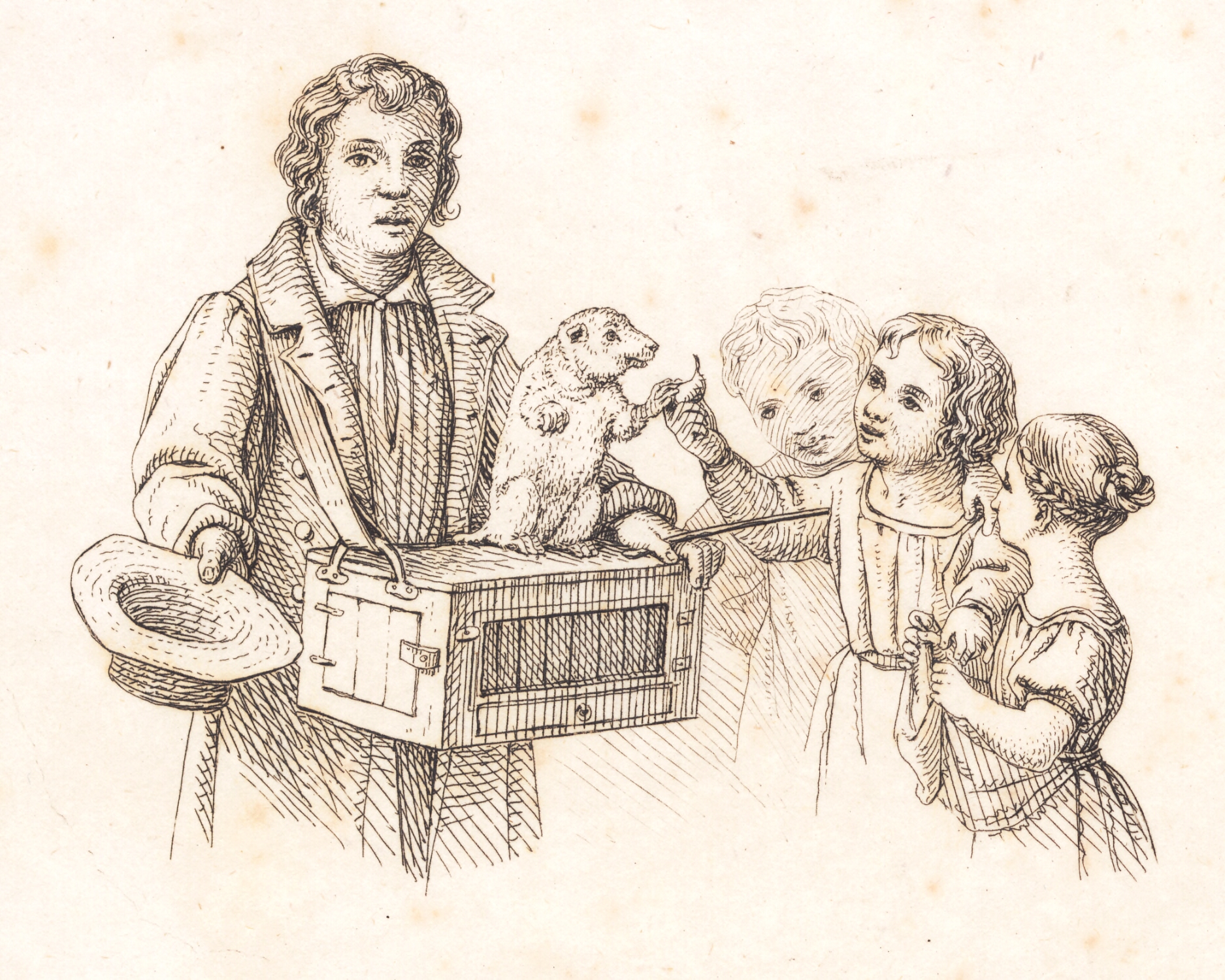 Illustration til "Halvhundrede Fabler for Børn" af Hey