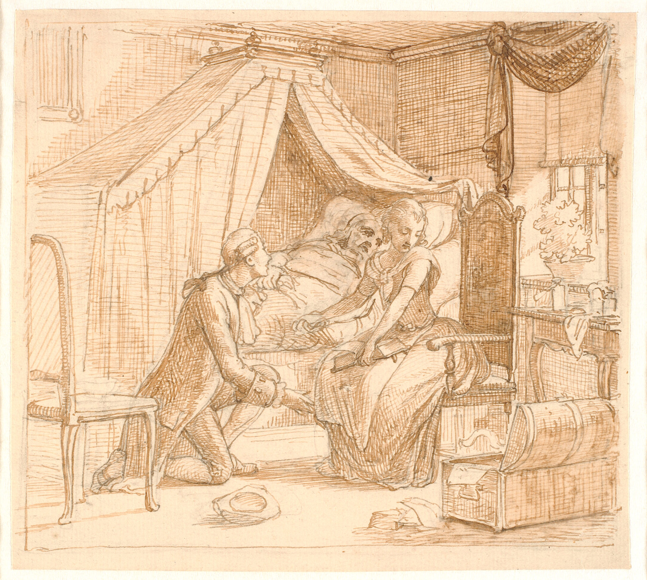 Trolovelse ved en sygeseng