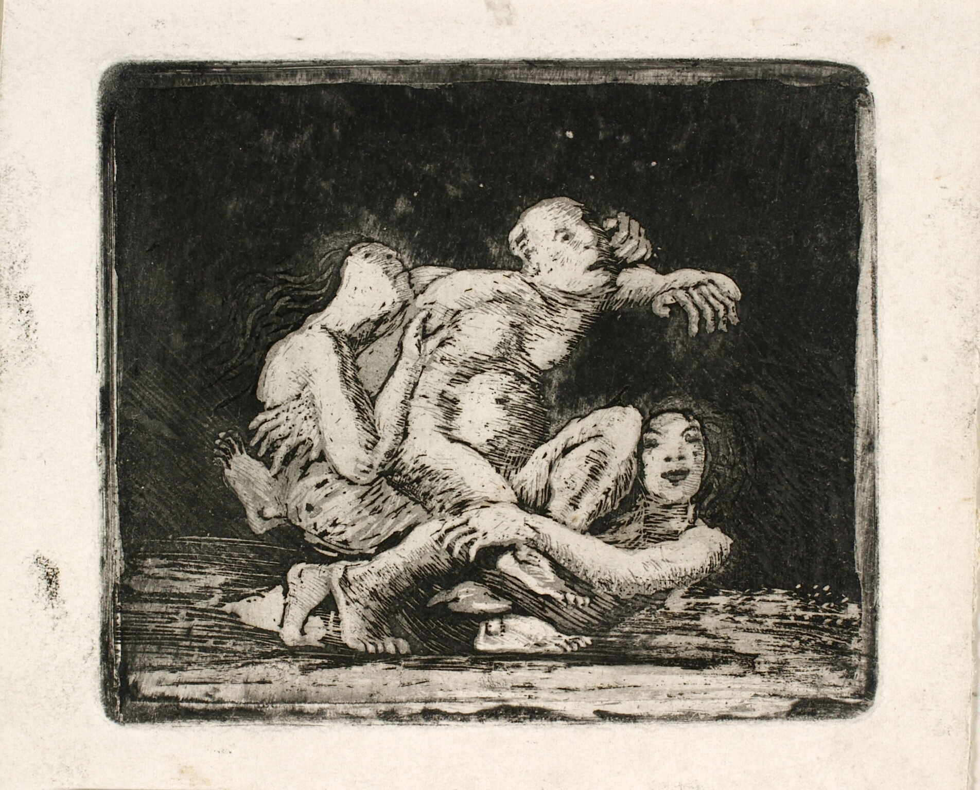 To kvinder slås om en mand