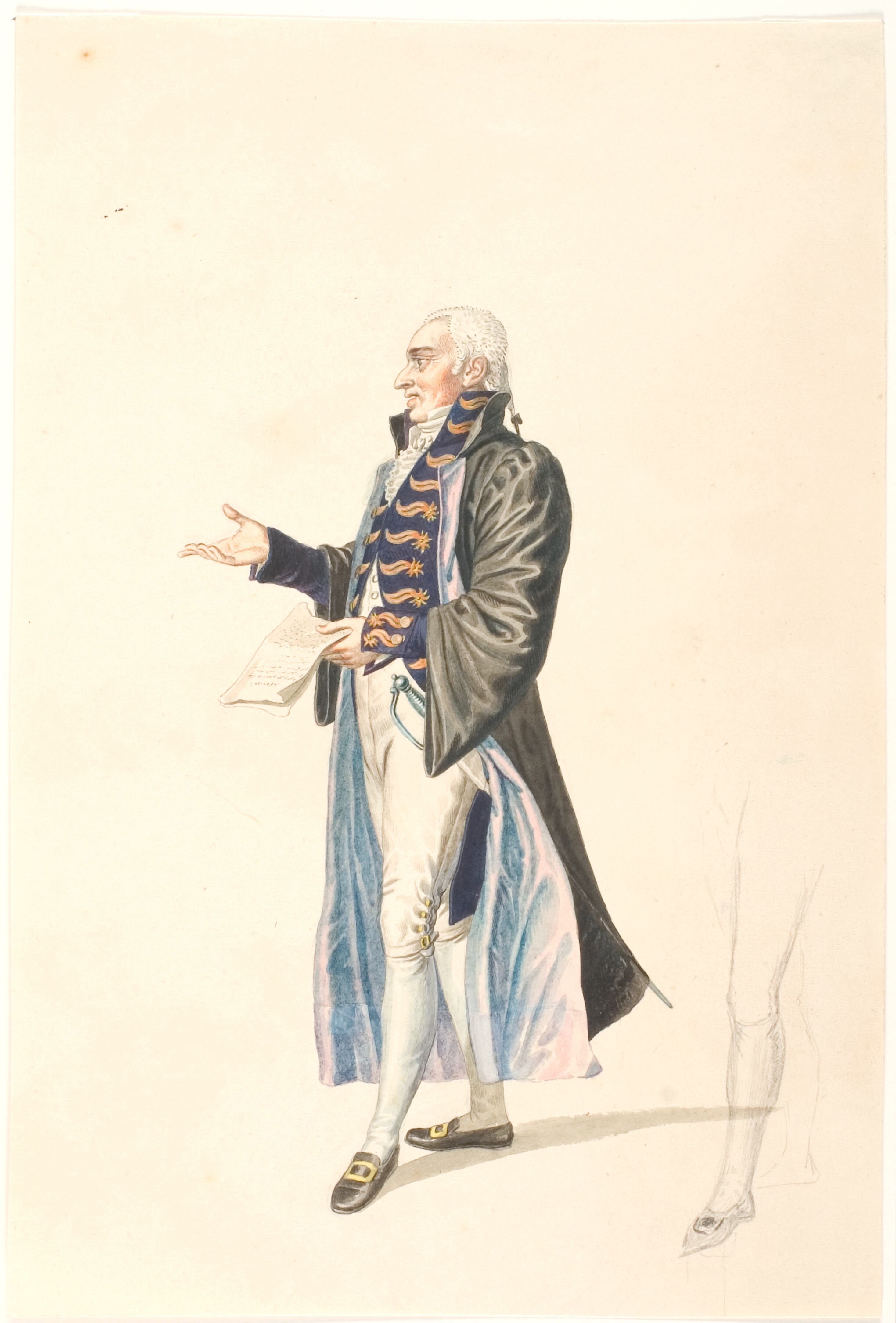 Højesteretsadvokat samt benstudie til samme