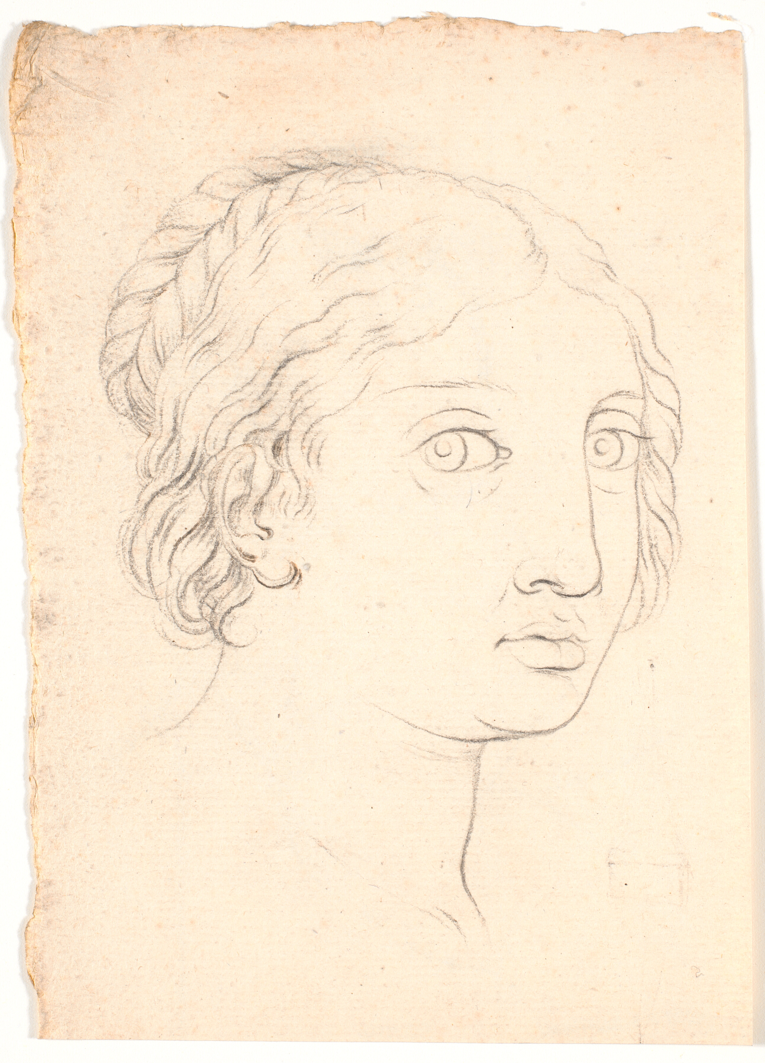 Studie af kvindeansigt