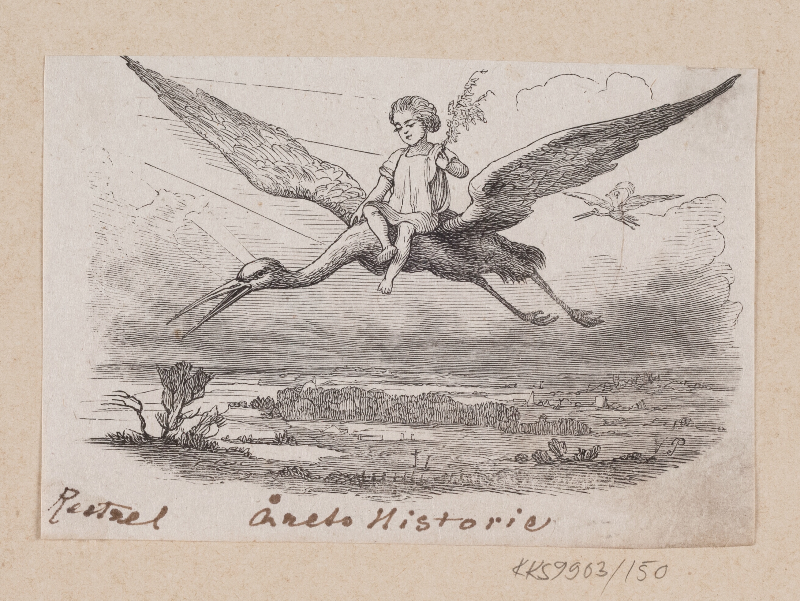 Illustration til "Årets Historie" i H.C. Andersen, "Eventyr og Historier", Bind 2