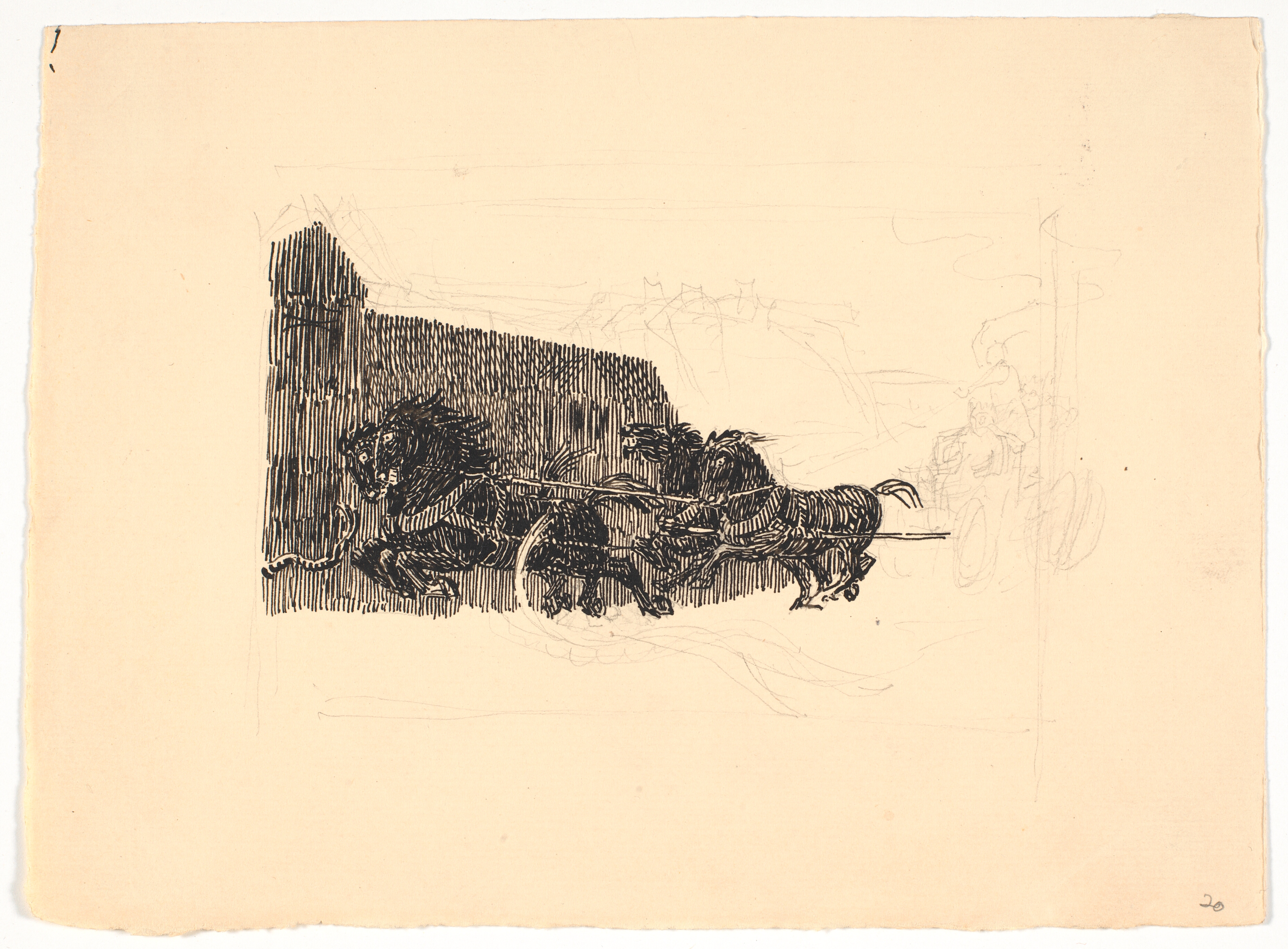 Forarbejde til "Kong Abel og rebslagerne"