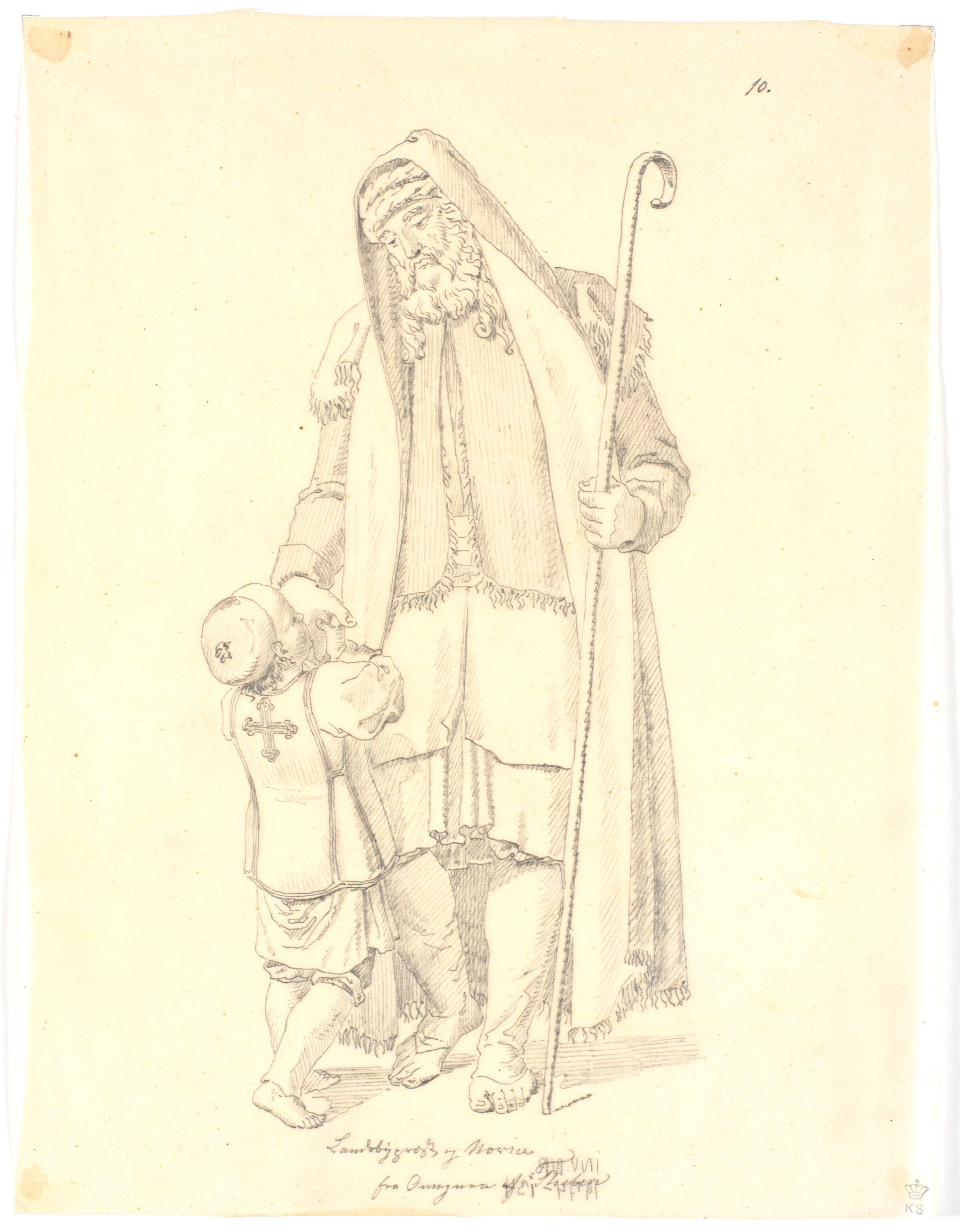 Landsbypræst og Novice fra Omegnen af Theben