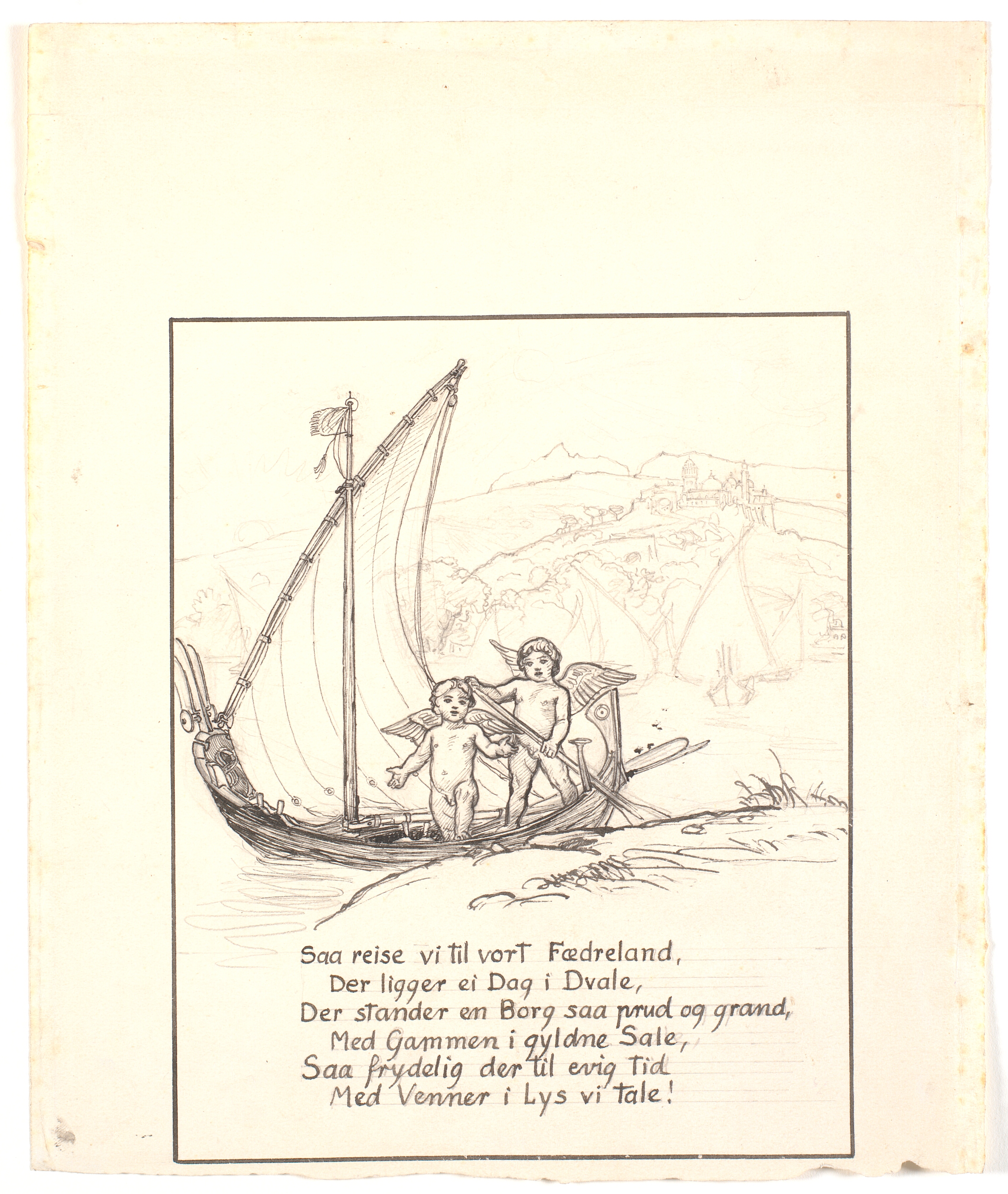 "Saa reise vi til vort Fædreland..."