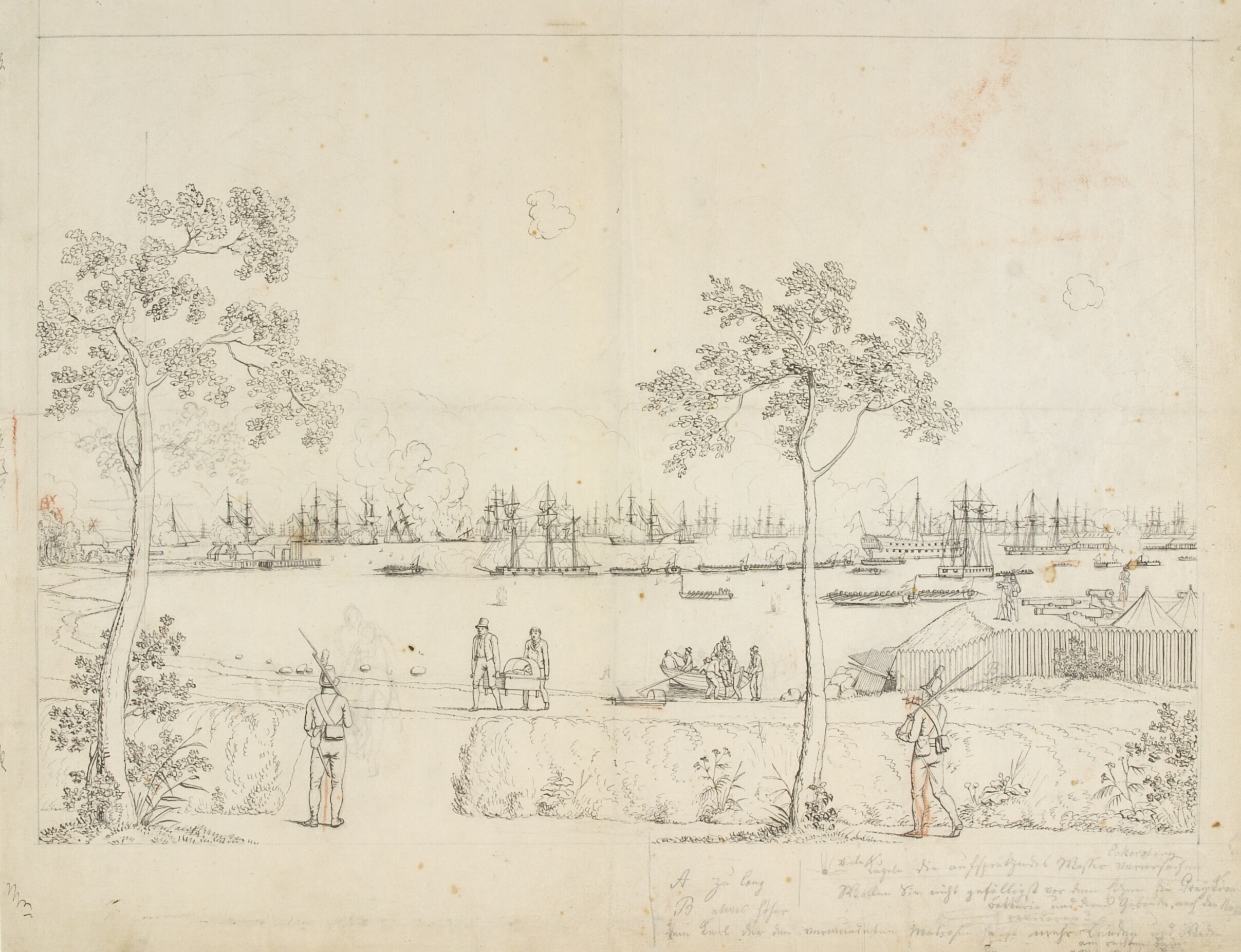 Kanonbådenes kamp mod den engelske flåde den 31. august