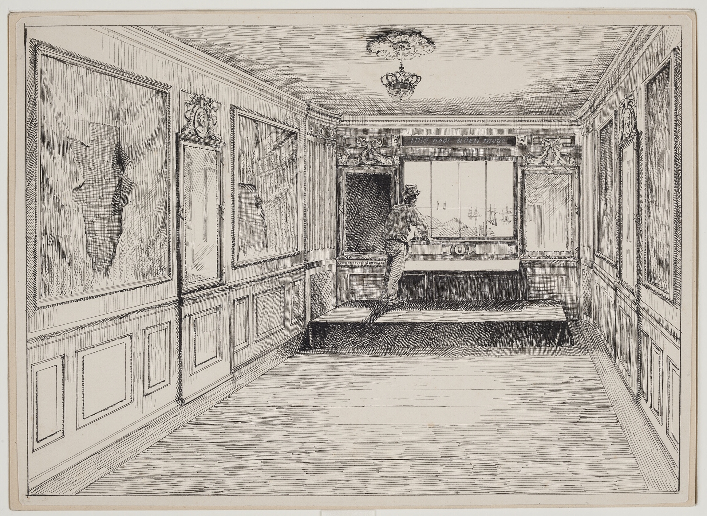 Gavlværelset i Vestindisk Pakhus