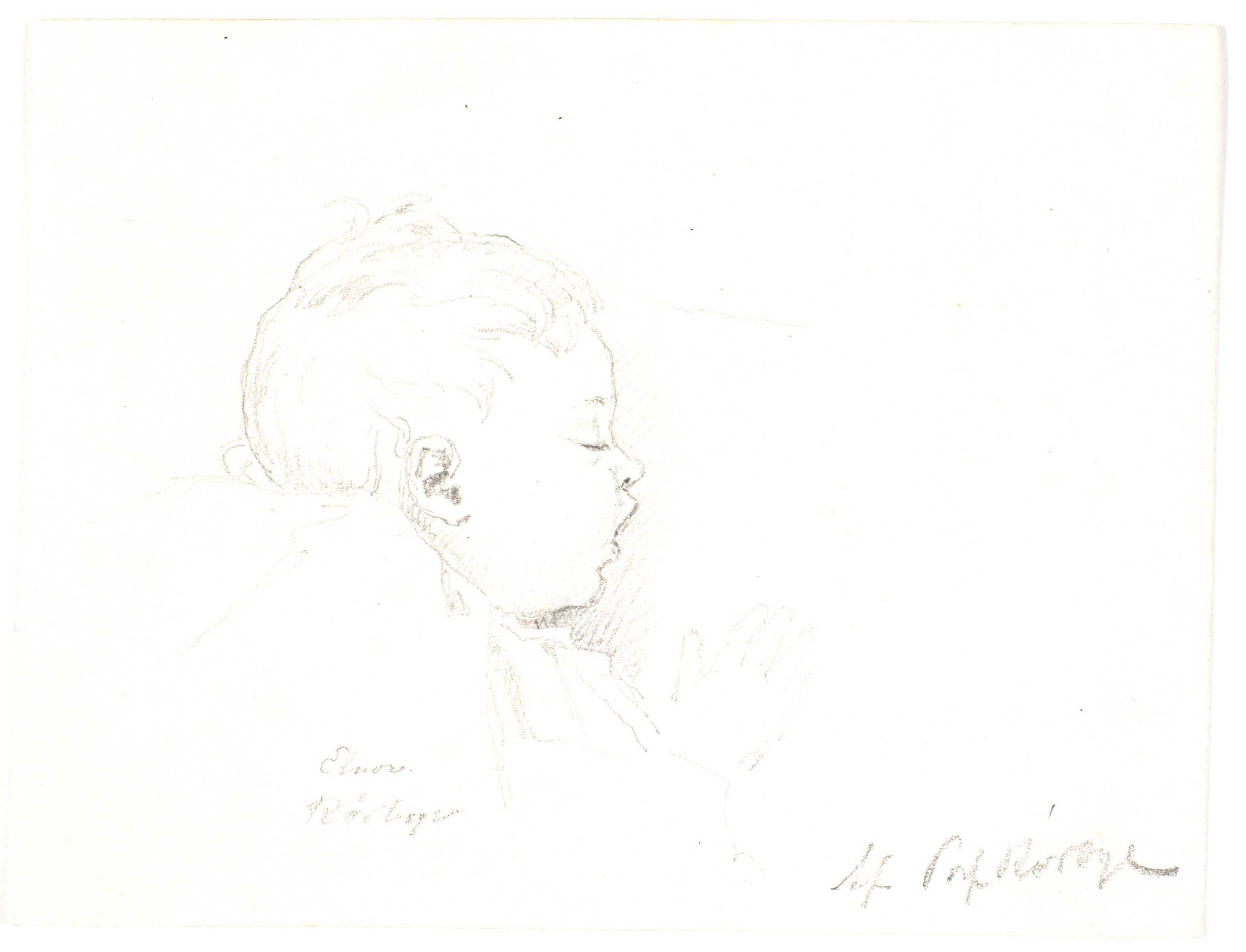 Eleonora Rørbye som spæd