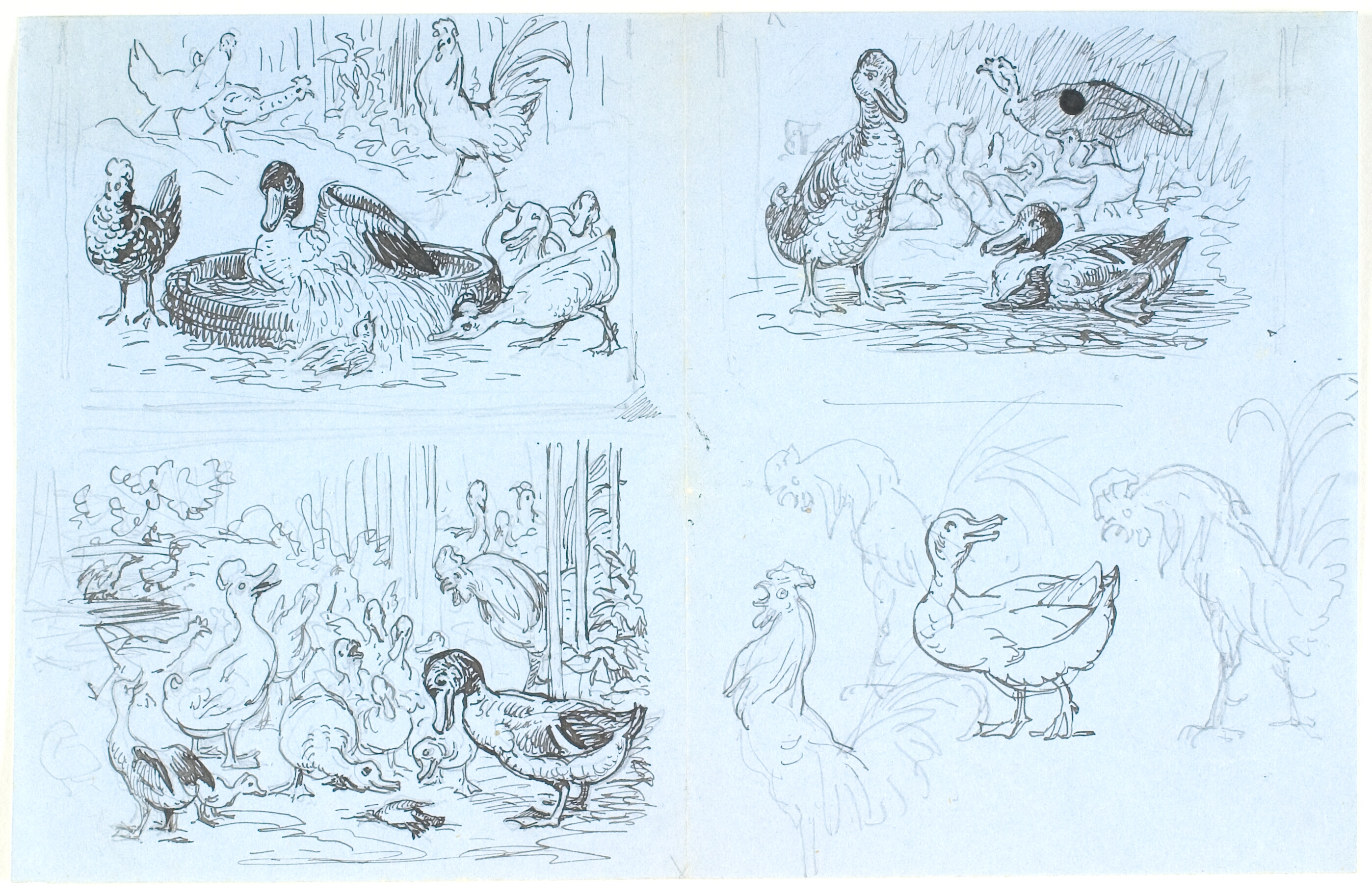 Fire udkast til: I Andegaaden