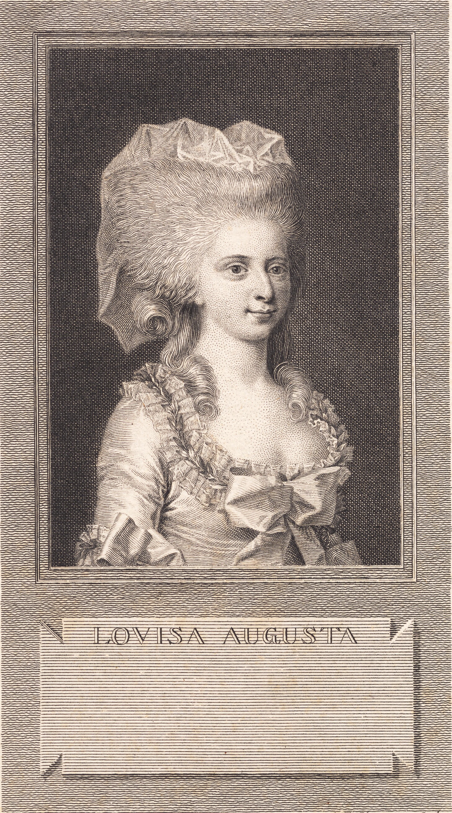 Portræt af prinsesse Louise Augusta