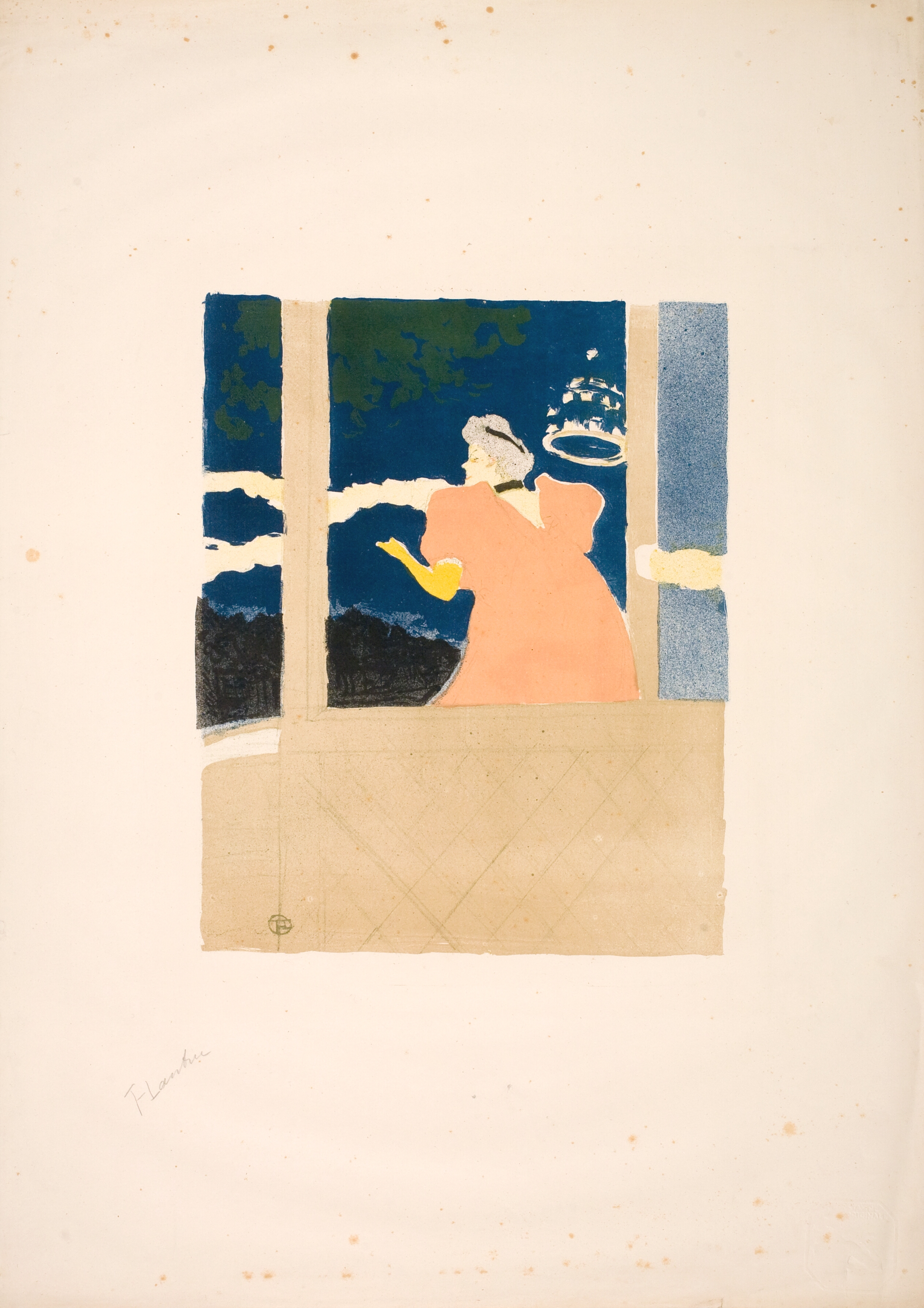 Aux Ambassadeurs - chanteuse au café-concert