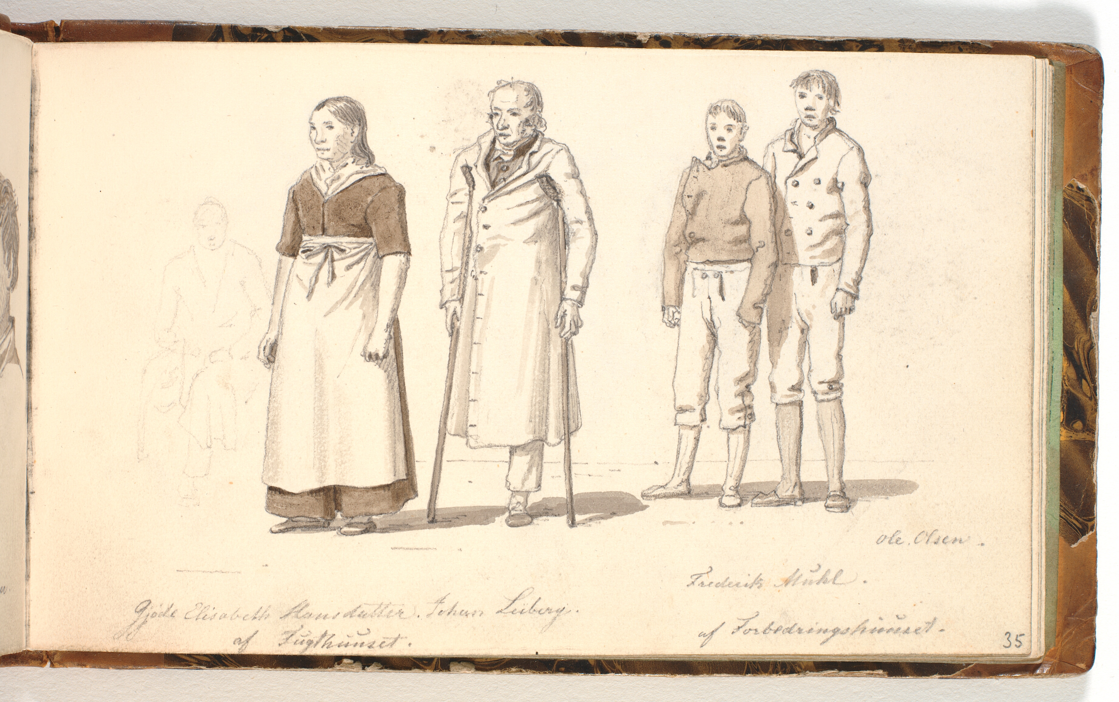 Studier af fanger fra Forbedringshuset