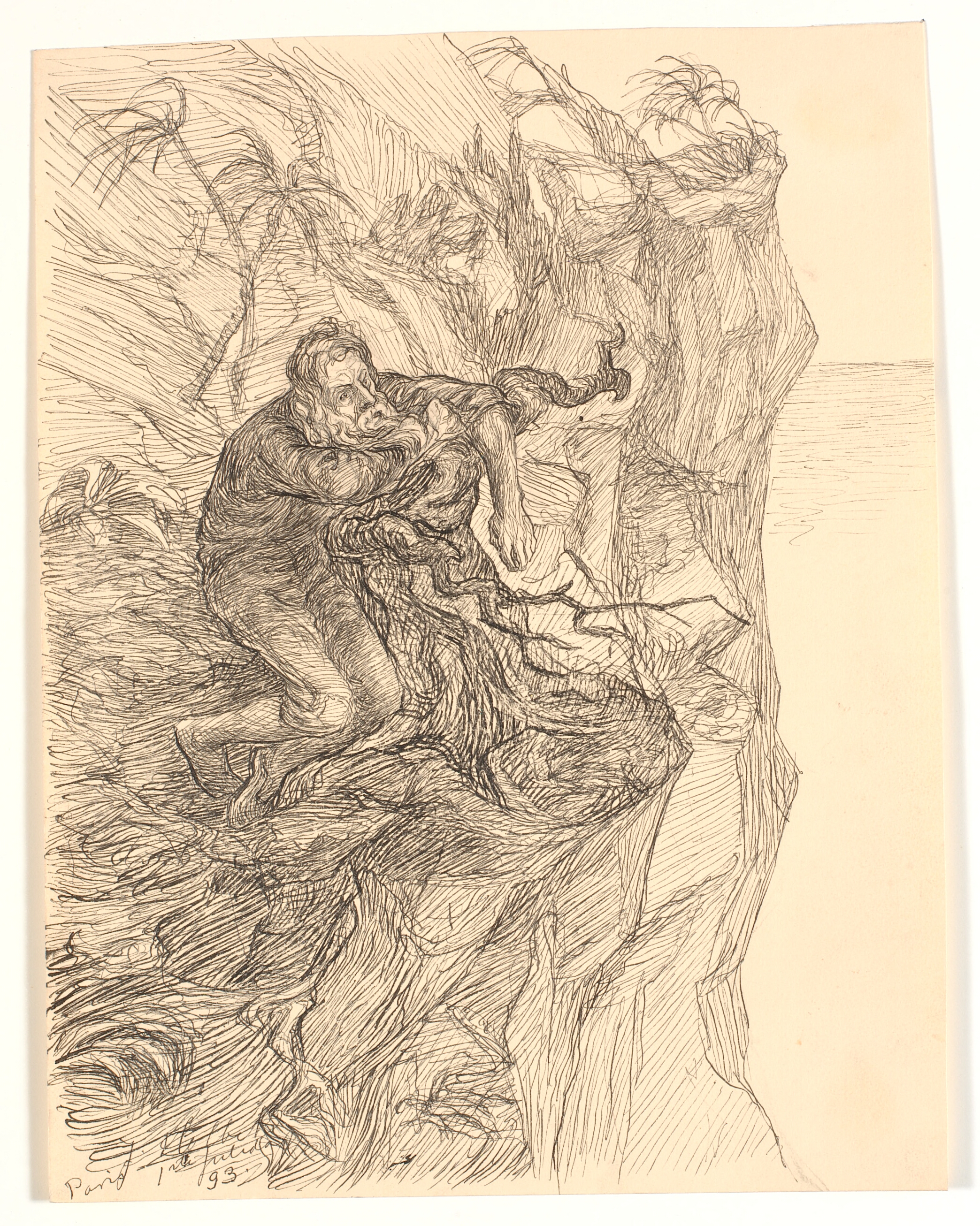 Illustration til Alfred Tennyson "Enoch Arden"