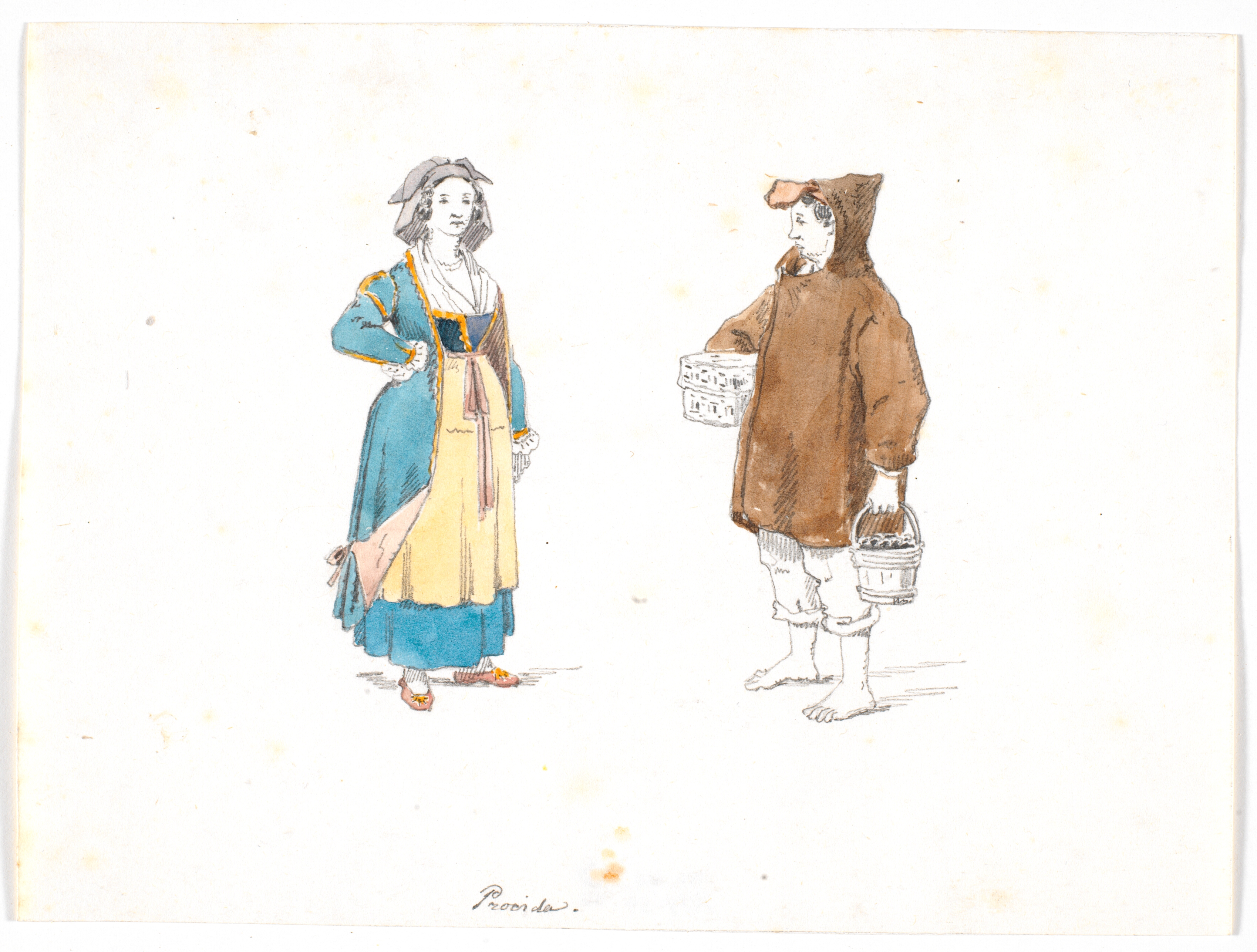 To dragtstudier, Procida