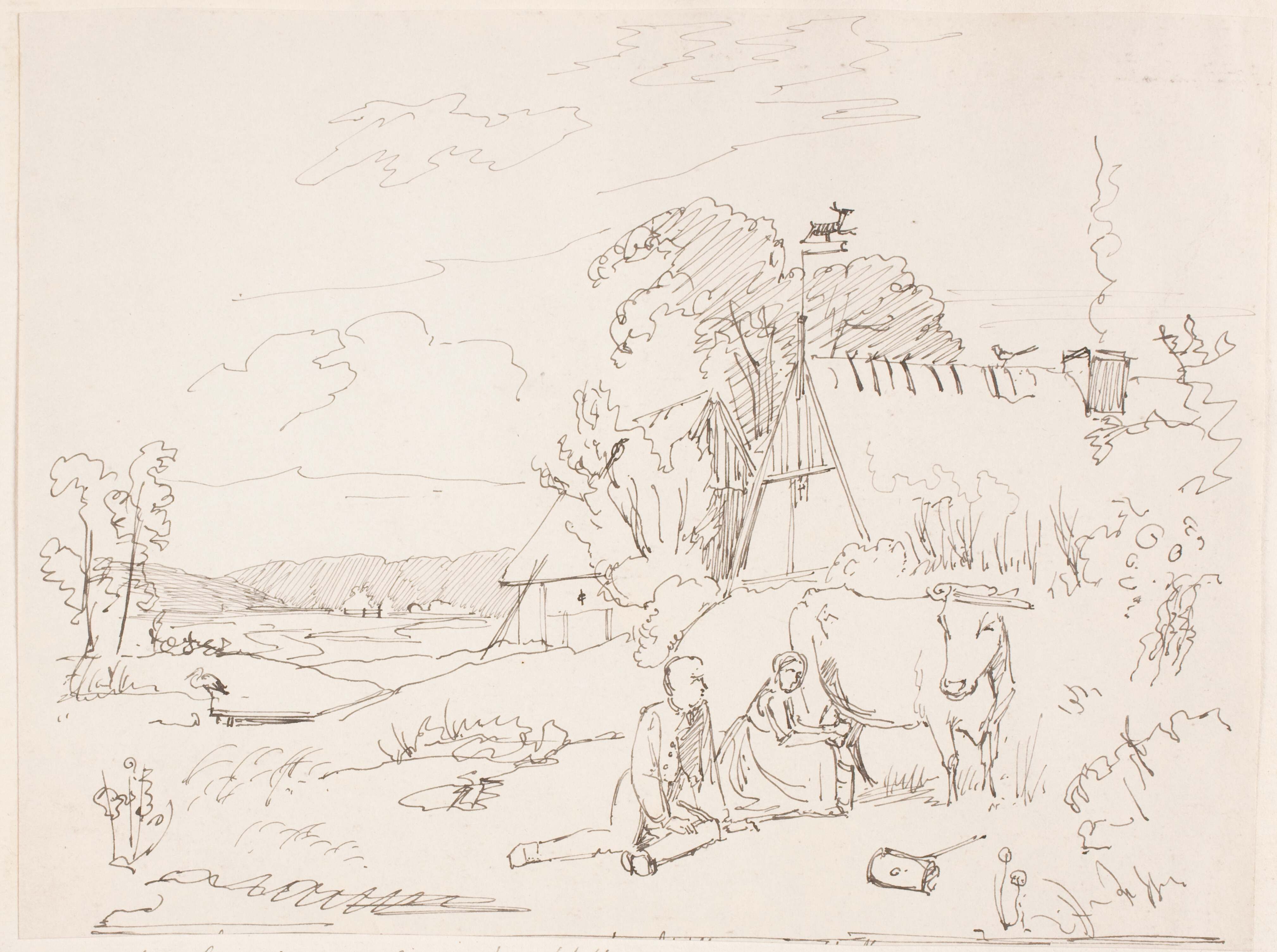 En malkescene, indklæbet side 14