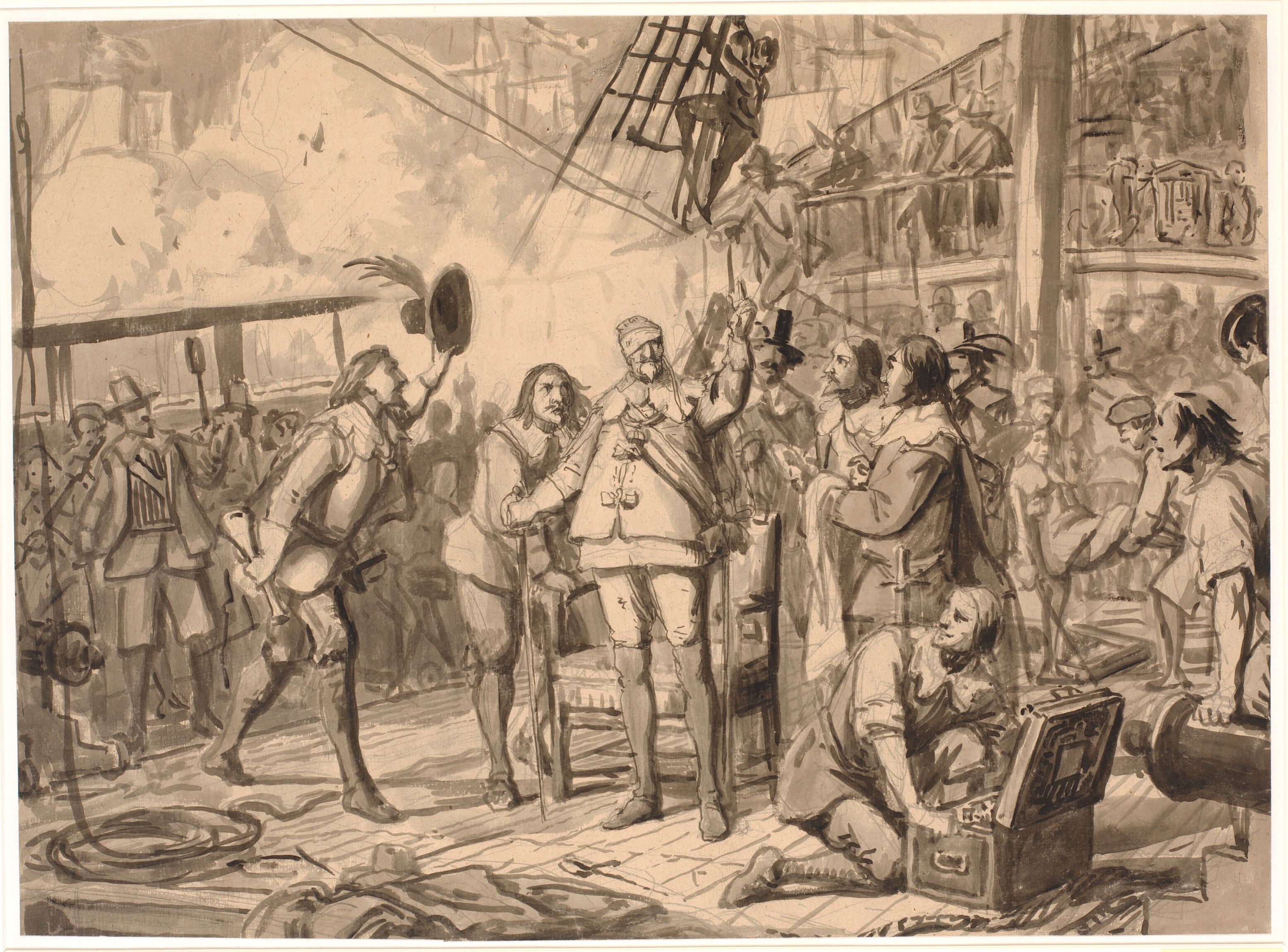 Chr. IV på "Trefoldigheden"