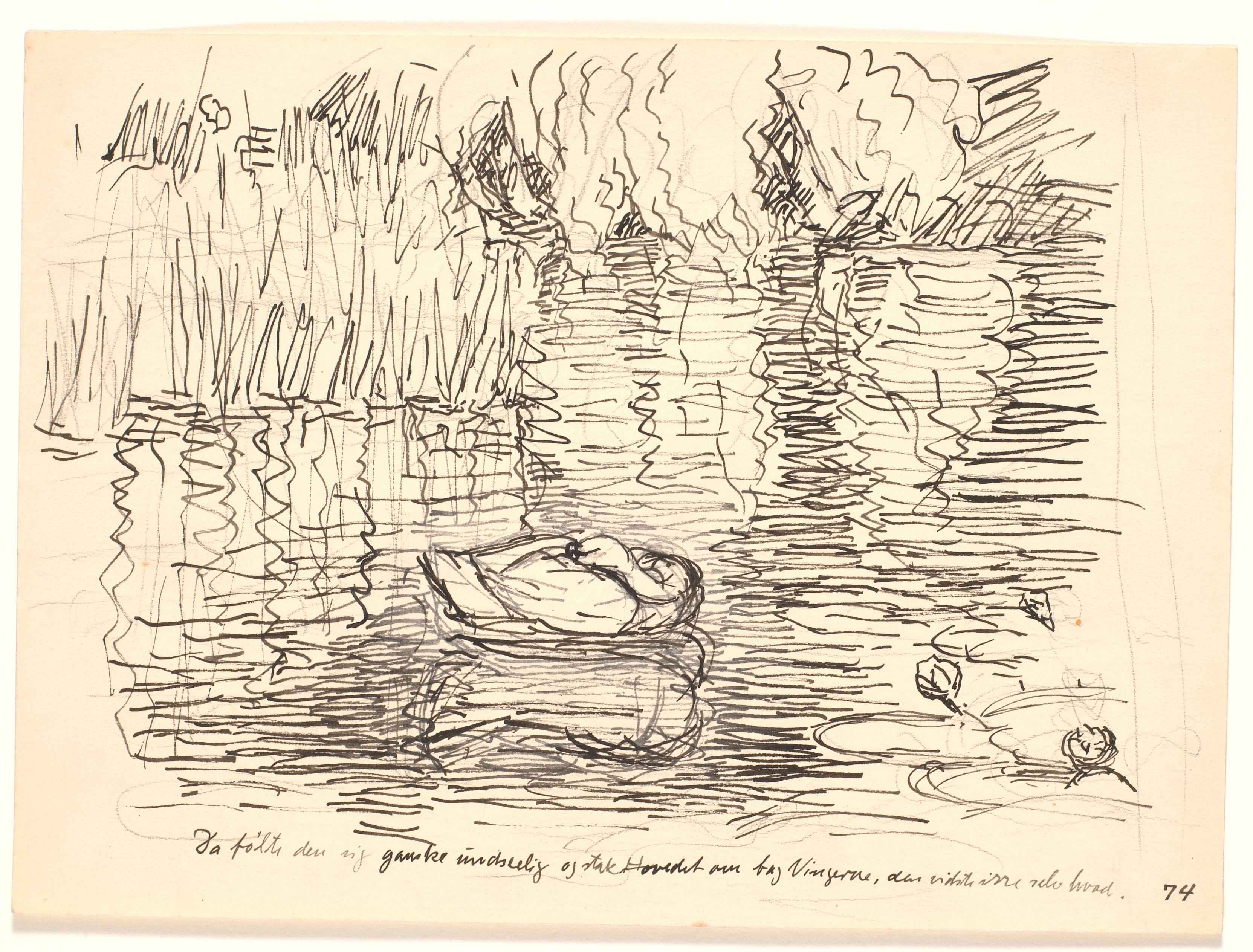 Da følte den sig ganske undseelig...