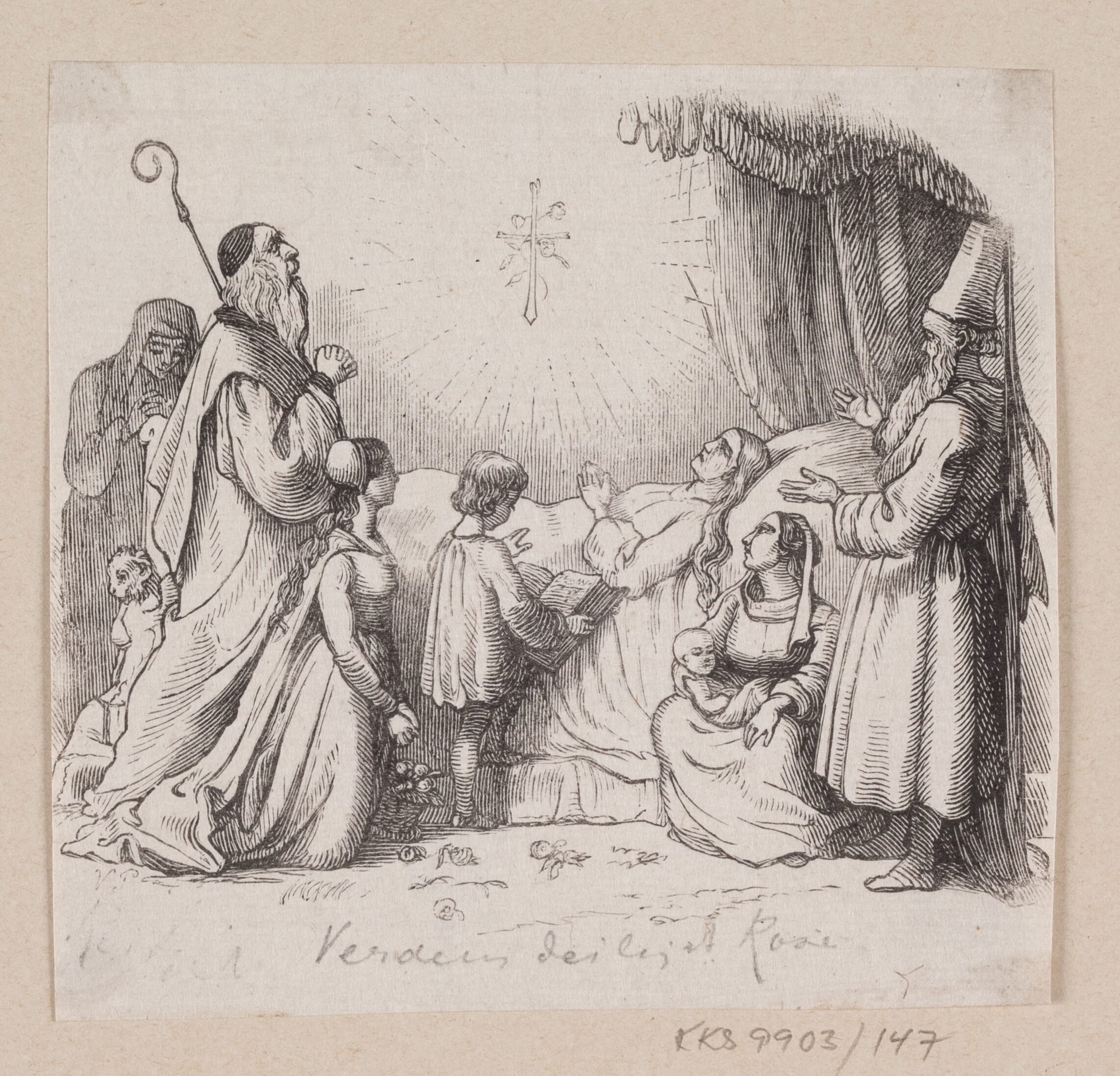 Illustration til "Verdens dejligste Rose" i H.C. Andersen, "Eventyr og Historier", Bind 2