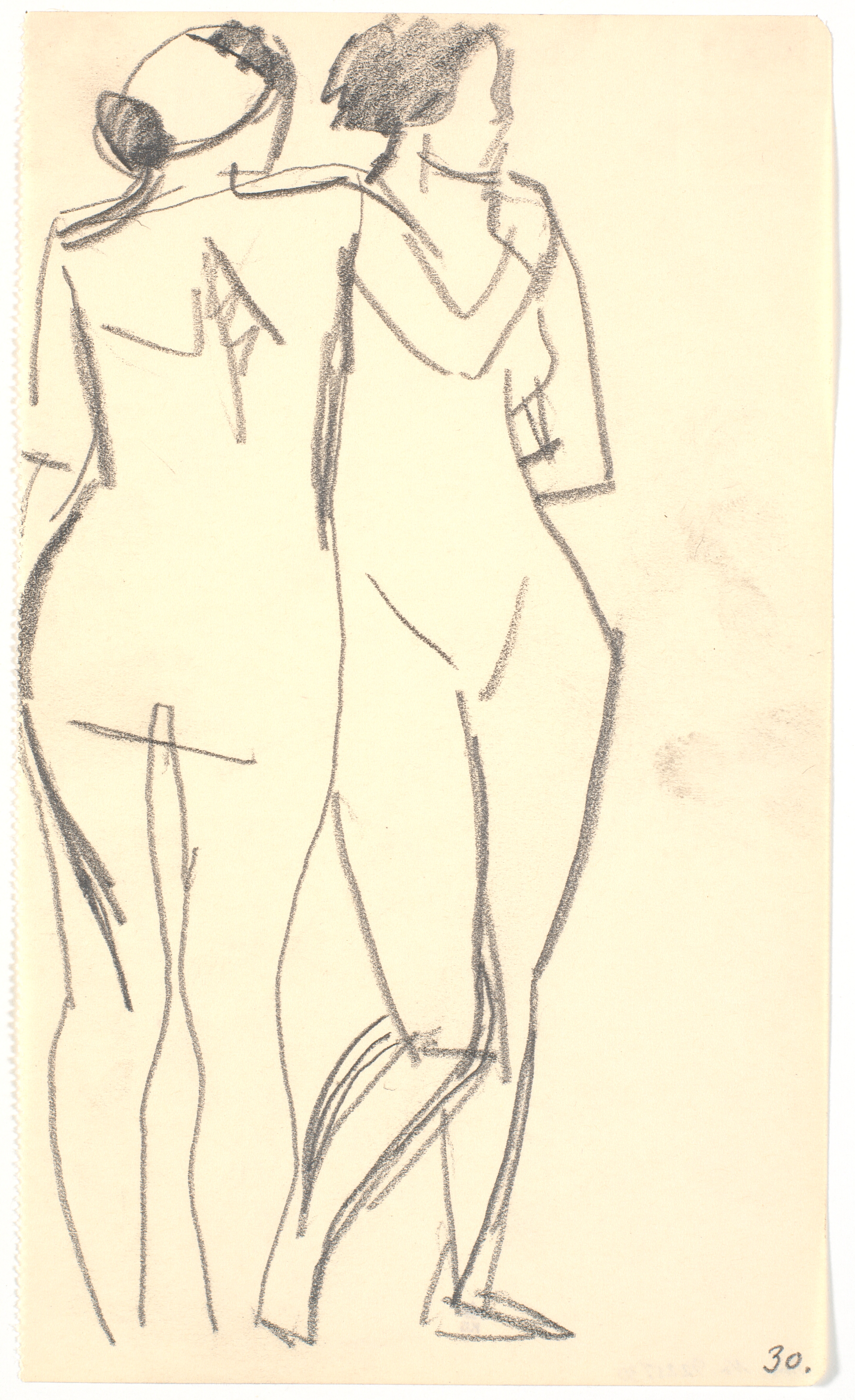 To stående modeller