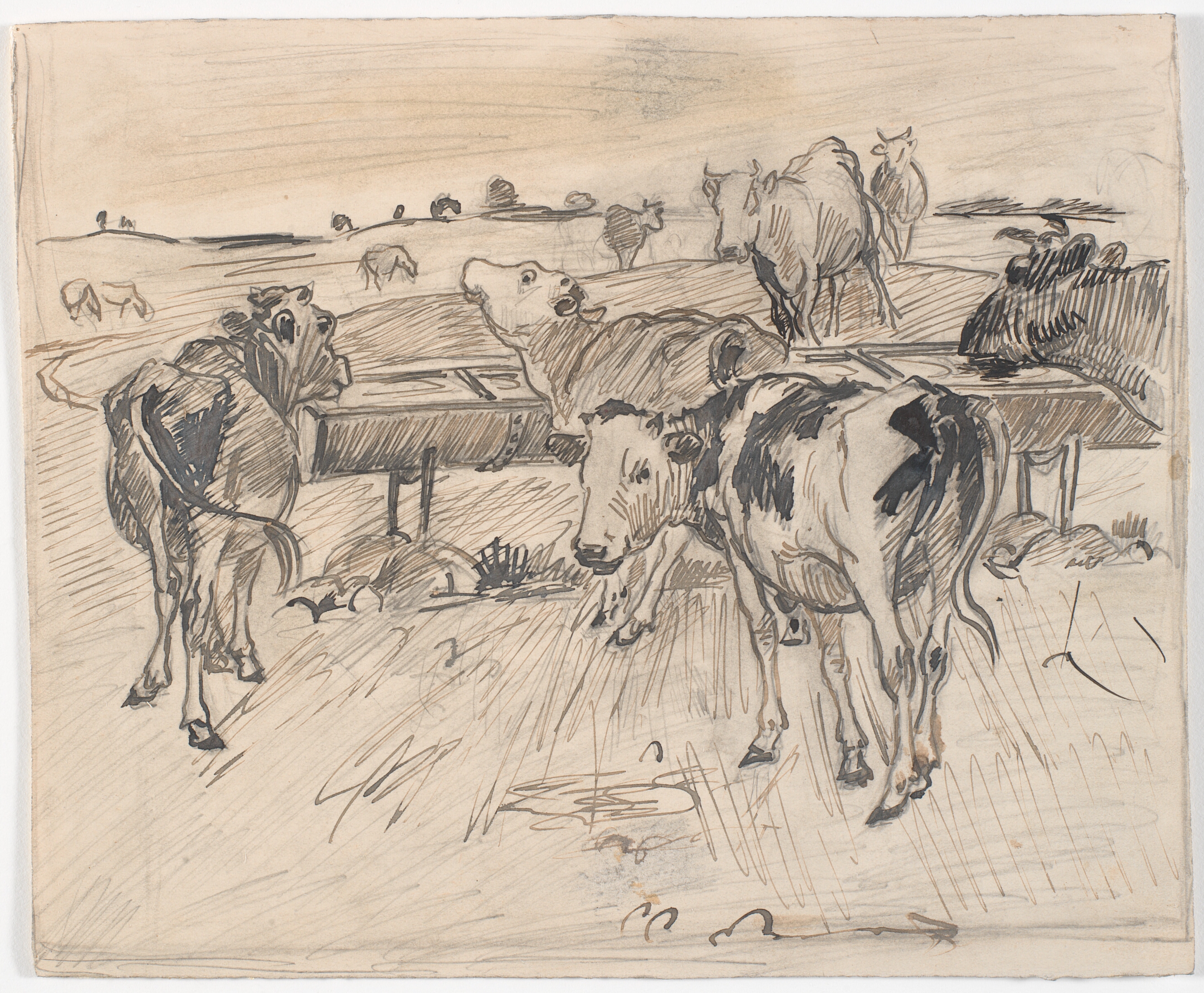 Kalve ved Gammelgårds brønd