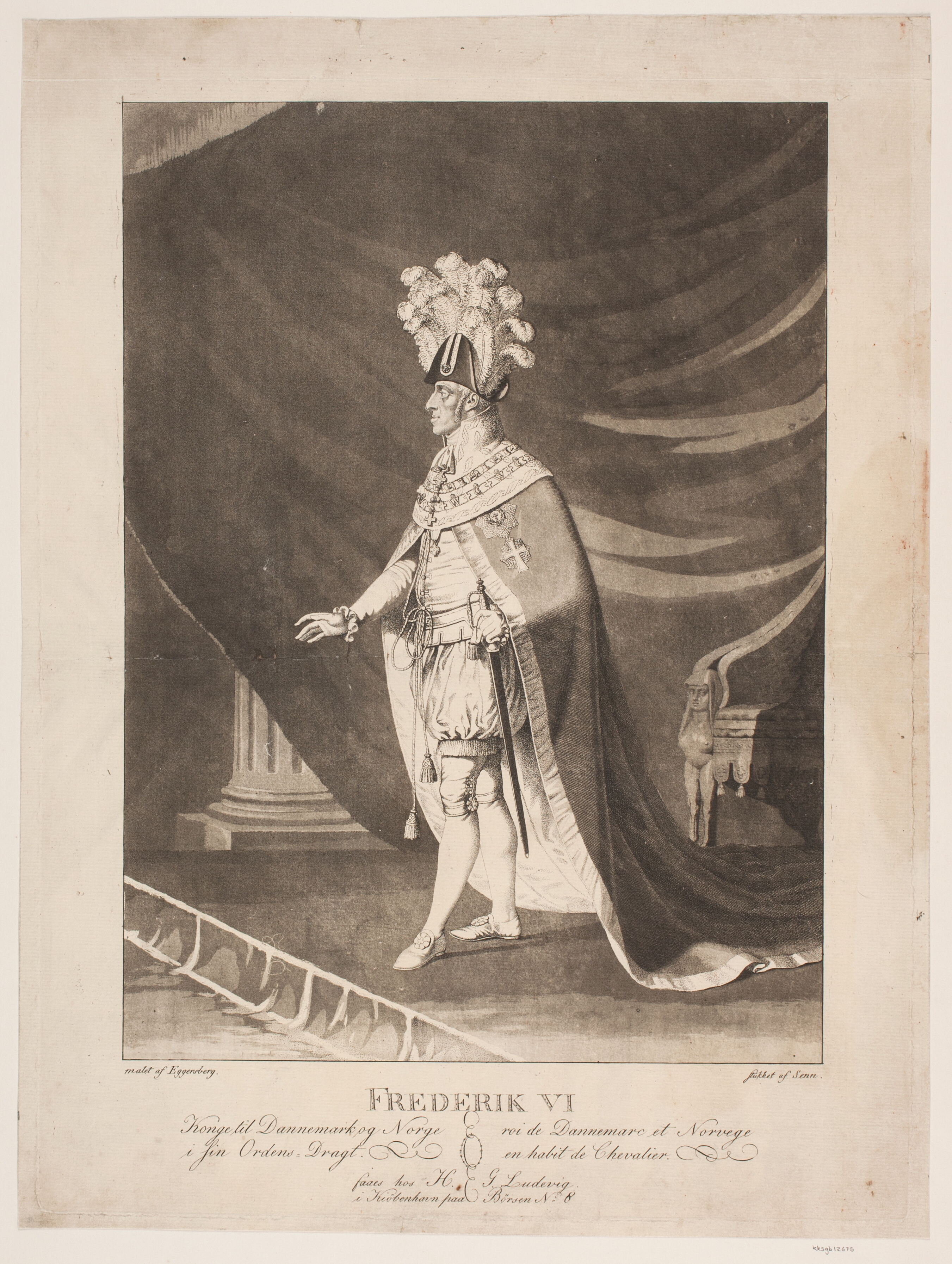 Frederik VI i ordensdragt