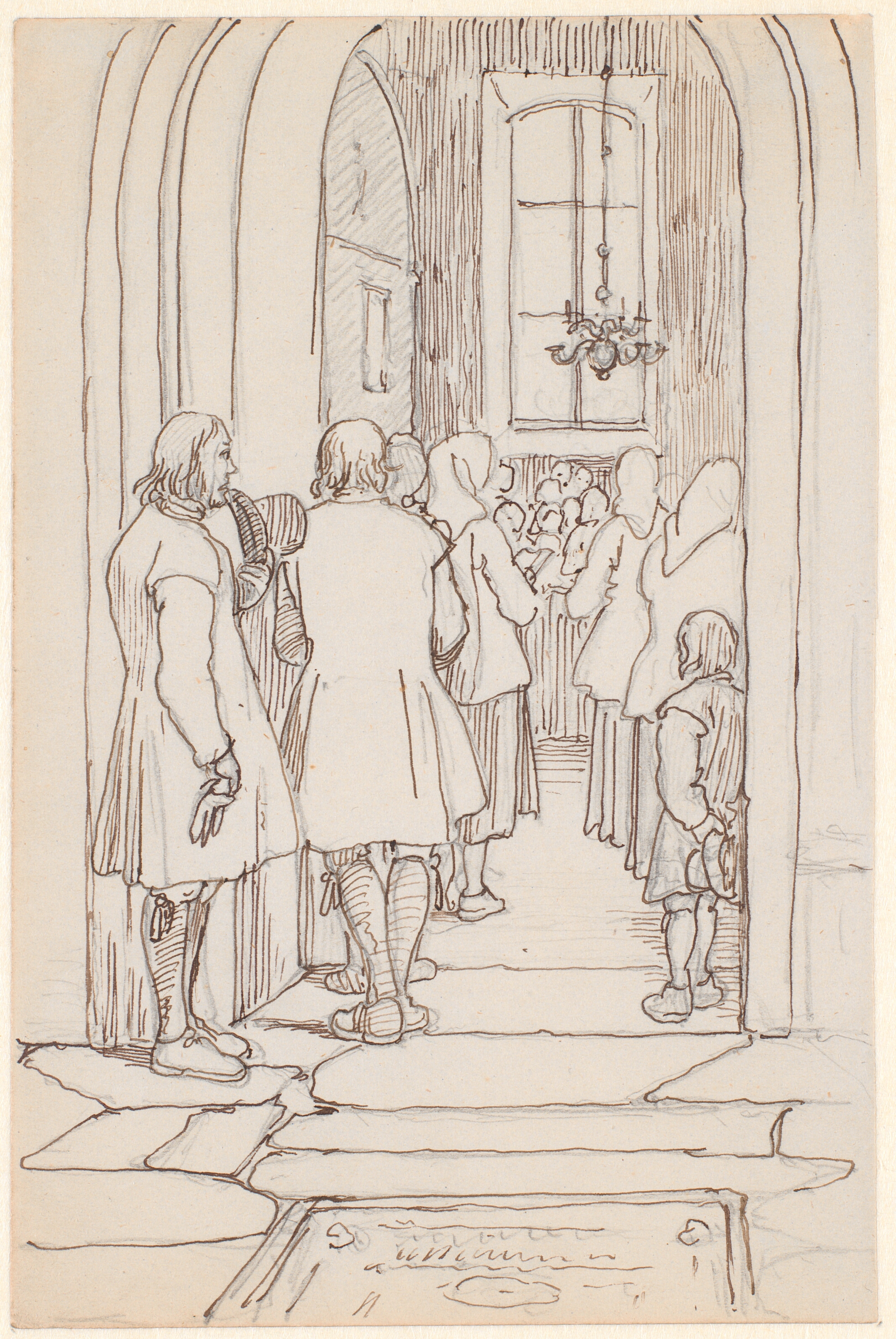 Svenske bønder til gudstjeneste