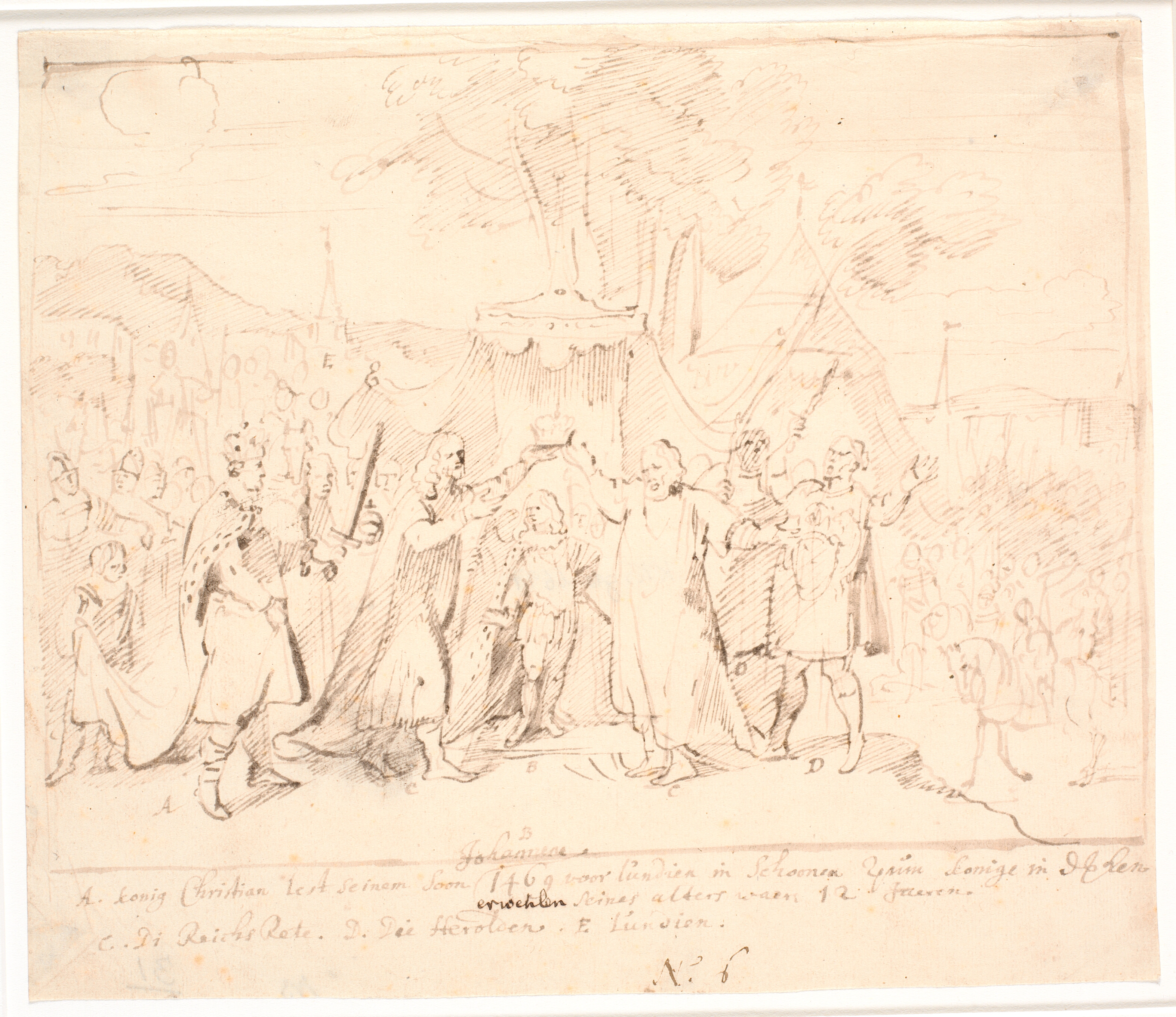 Hans krones til konge af Danmark, 6. juni 1469