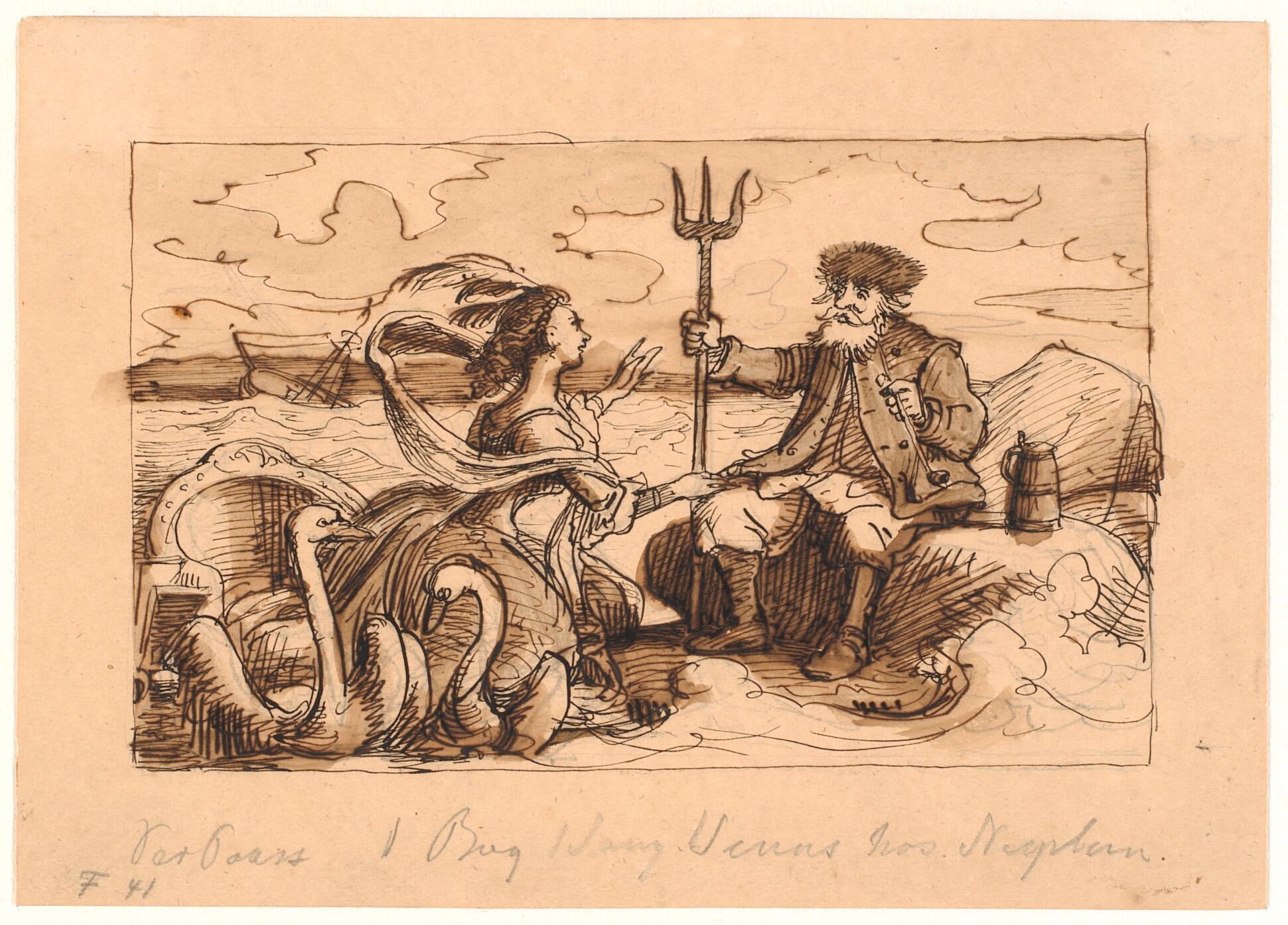 Peder Paars 1. bog 1. sang. Venus hos Neptun