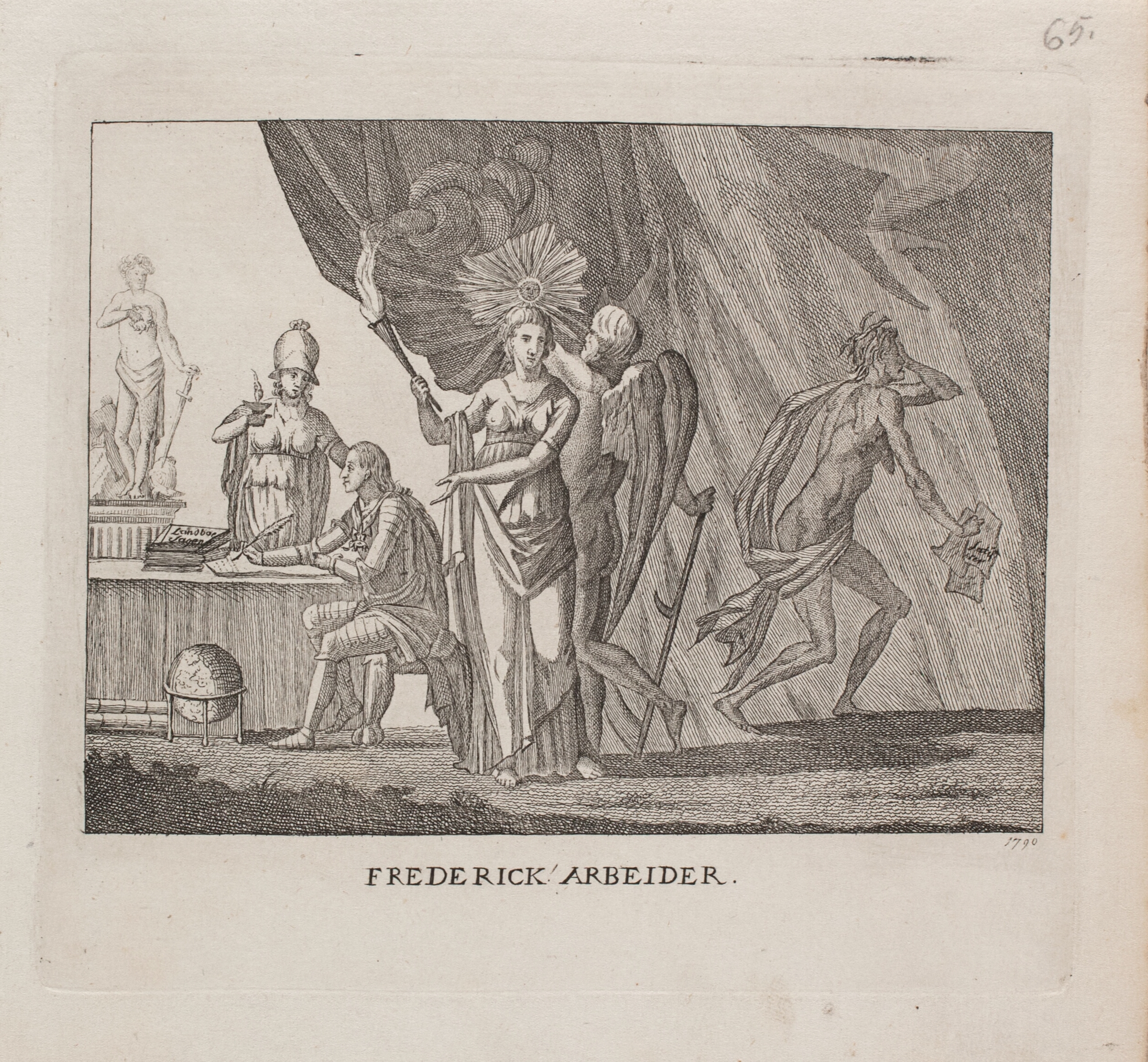 "Frederick arbejder"