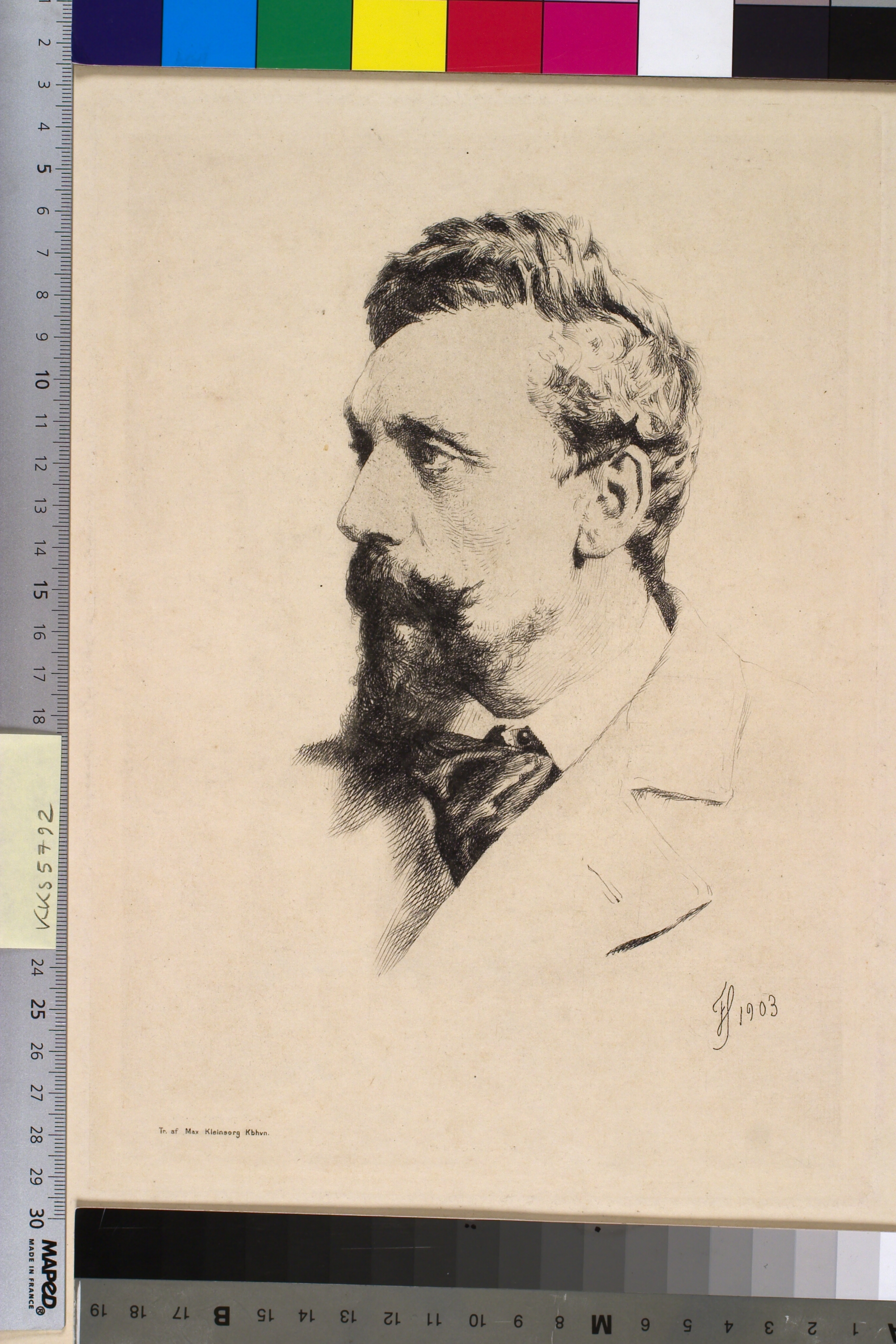 Portræt af Carl Bloch