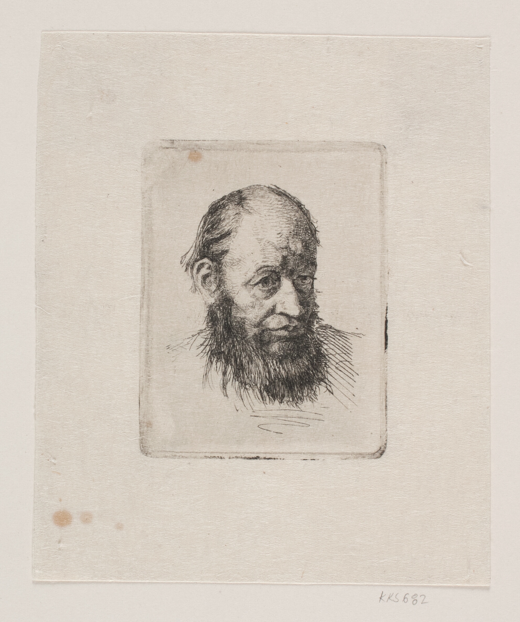 Hoved af en gammel Sømand