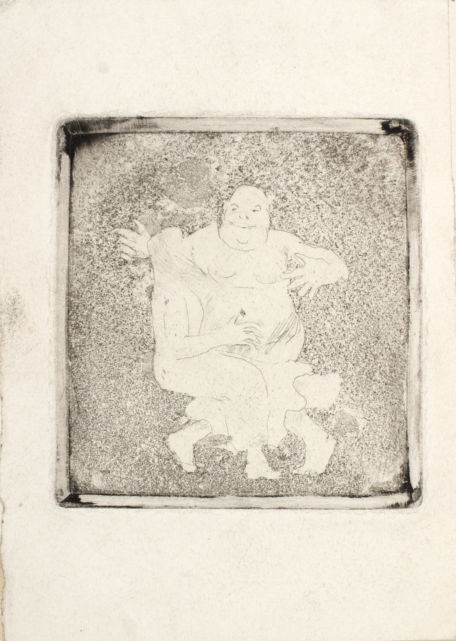 En mand overrasker en kvinde