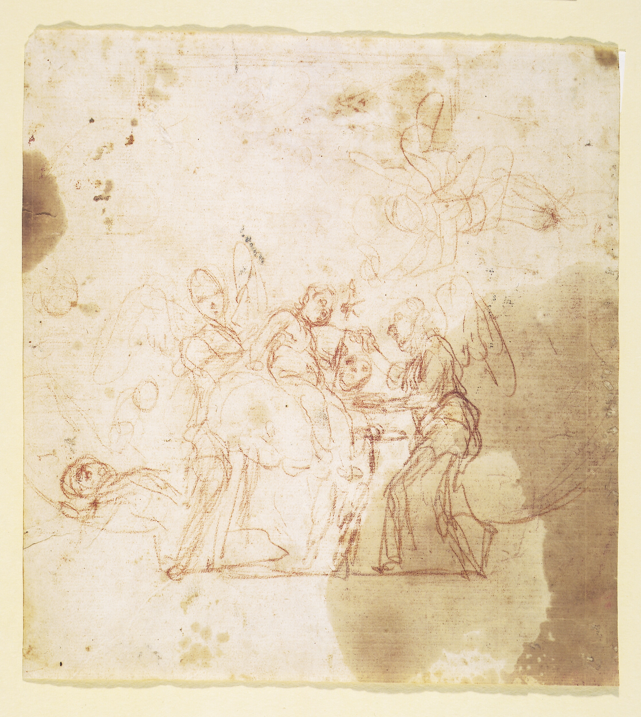 Johannes Døberen som barn plejet af engle (?)