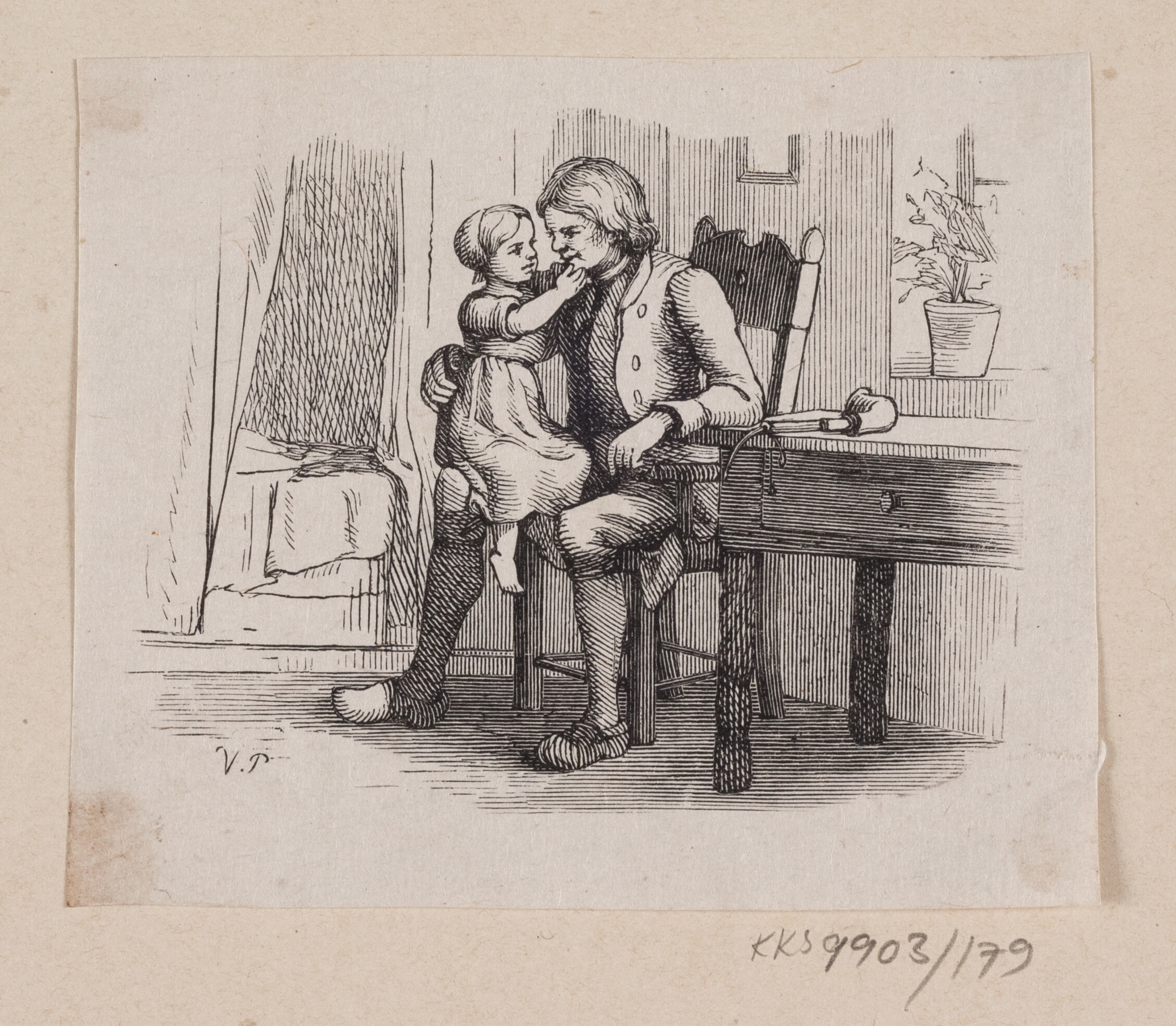 Illustration til "Ib og lille Christine" i H.C. Andersen, "Eventyr og Historier", Bind 2