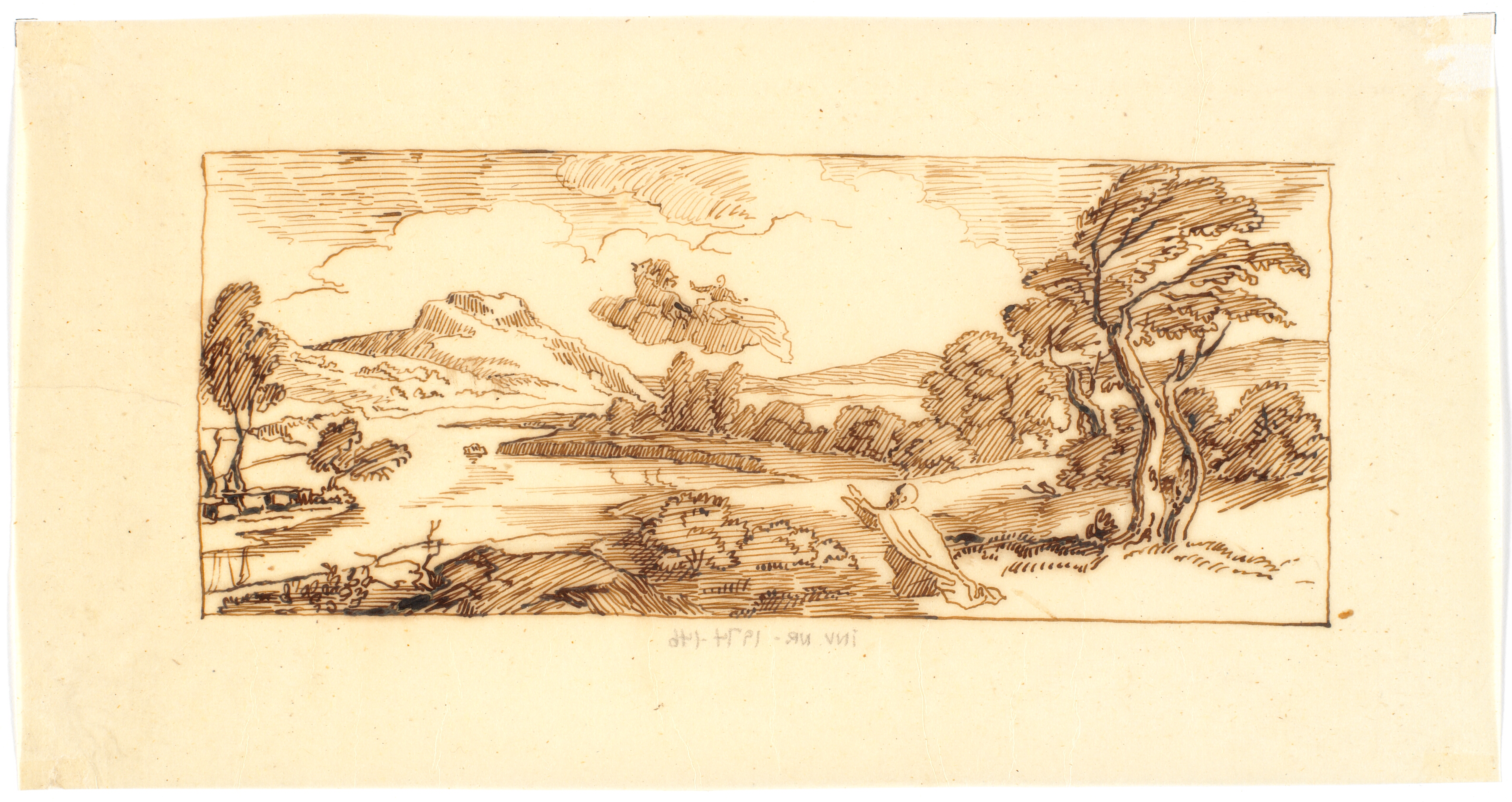 Landskab med bibelsk motiv